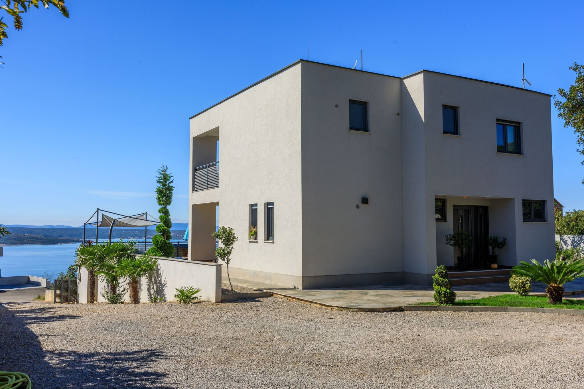 Moderne Villa in Crikvenica mit Meerblick