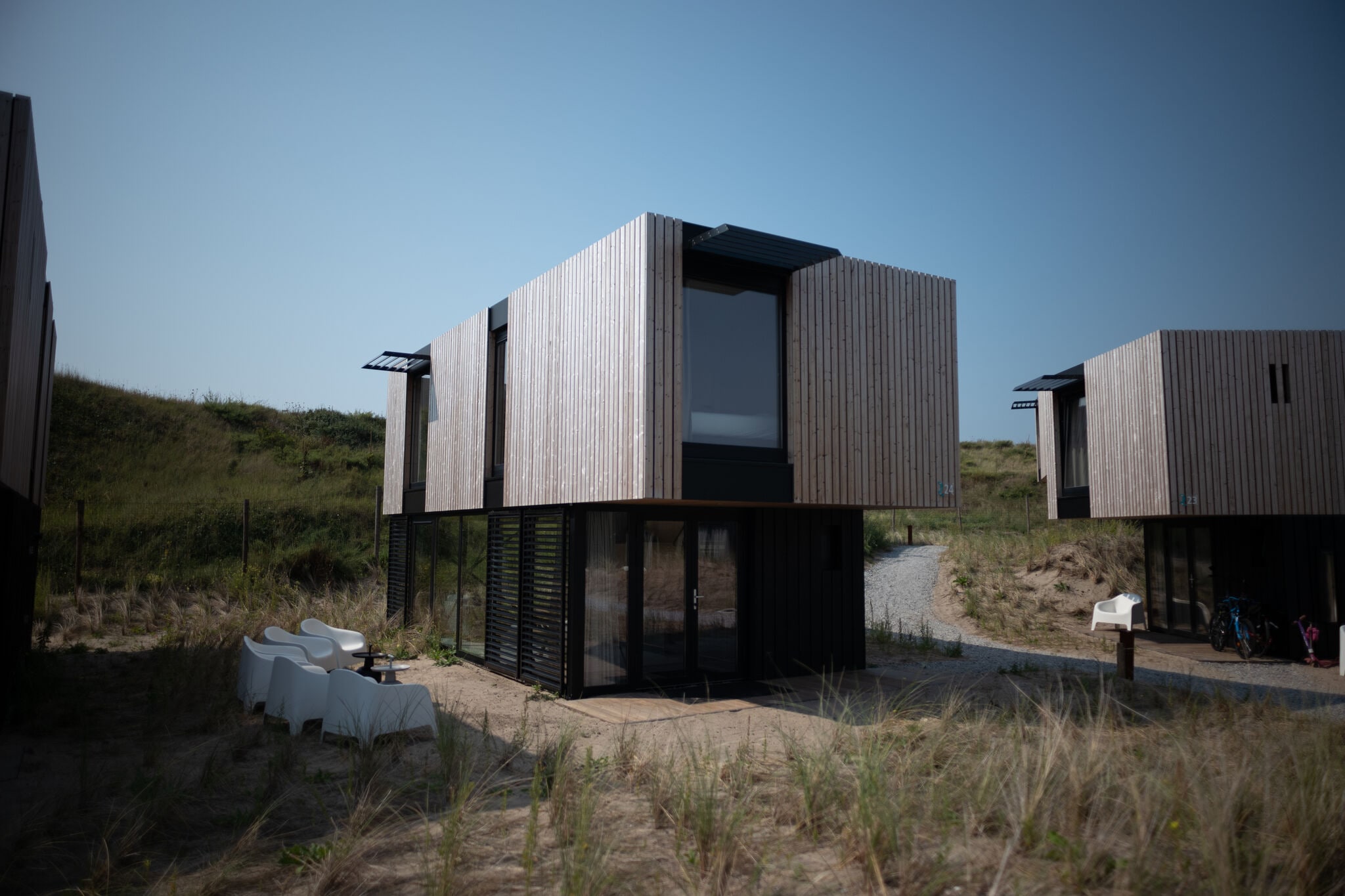 Moderne Lodge bei Zandvoort, 100 m vom Meer