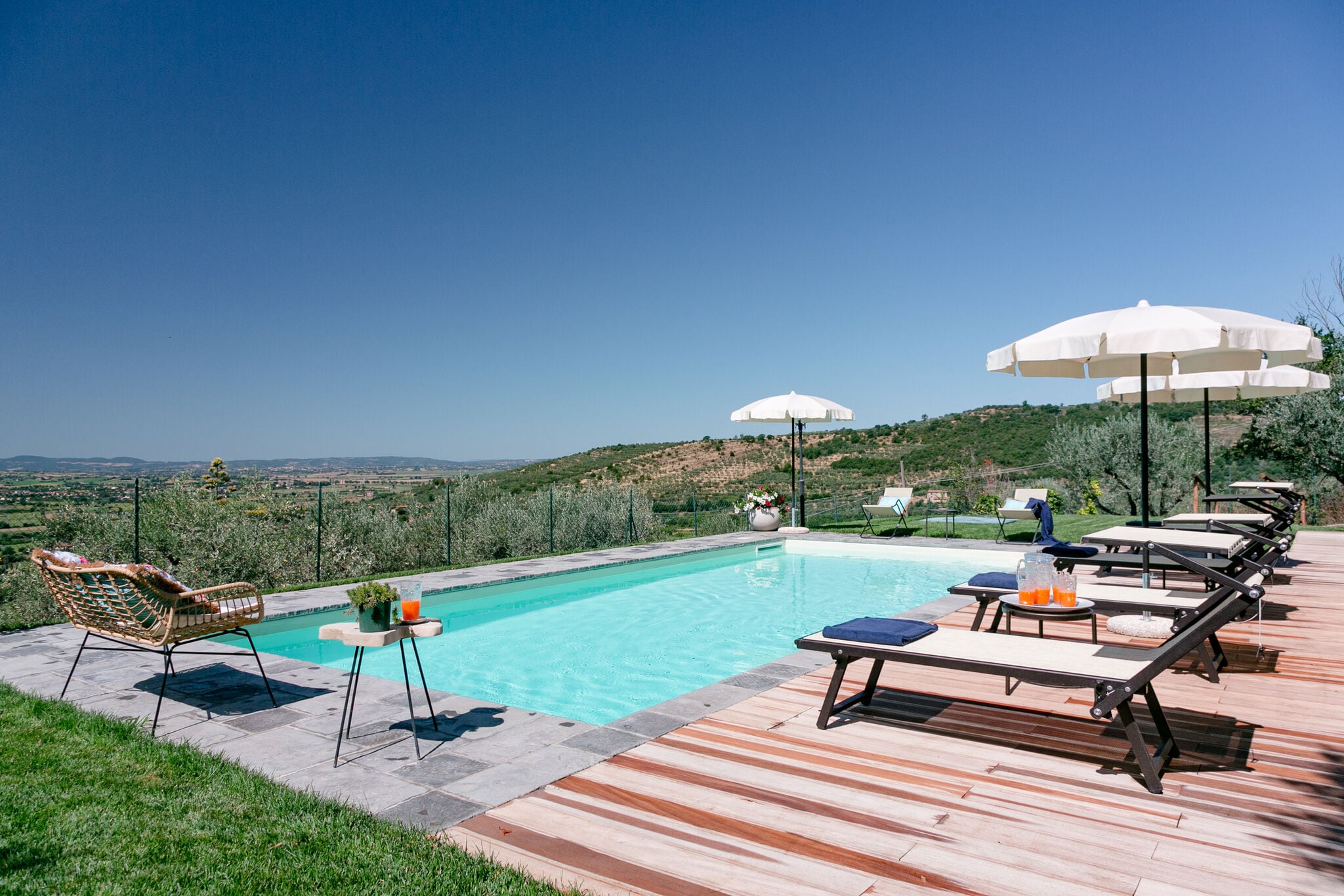 Villa de luxe avec jacuzzi à Cortona en Toscane