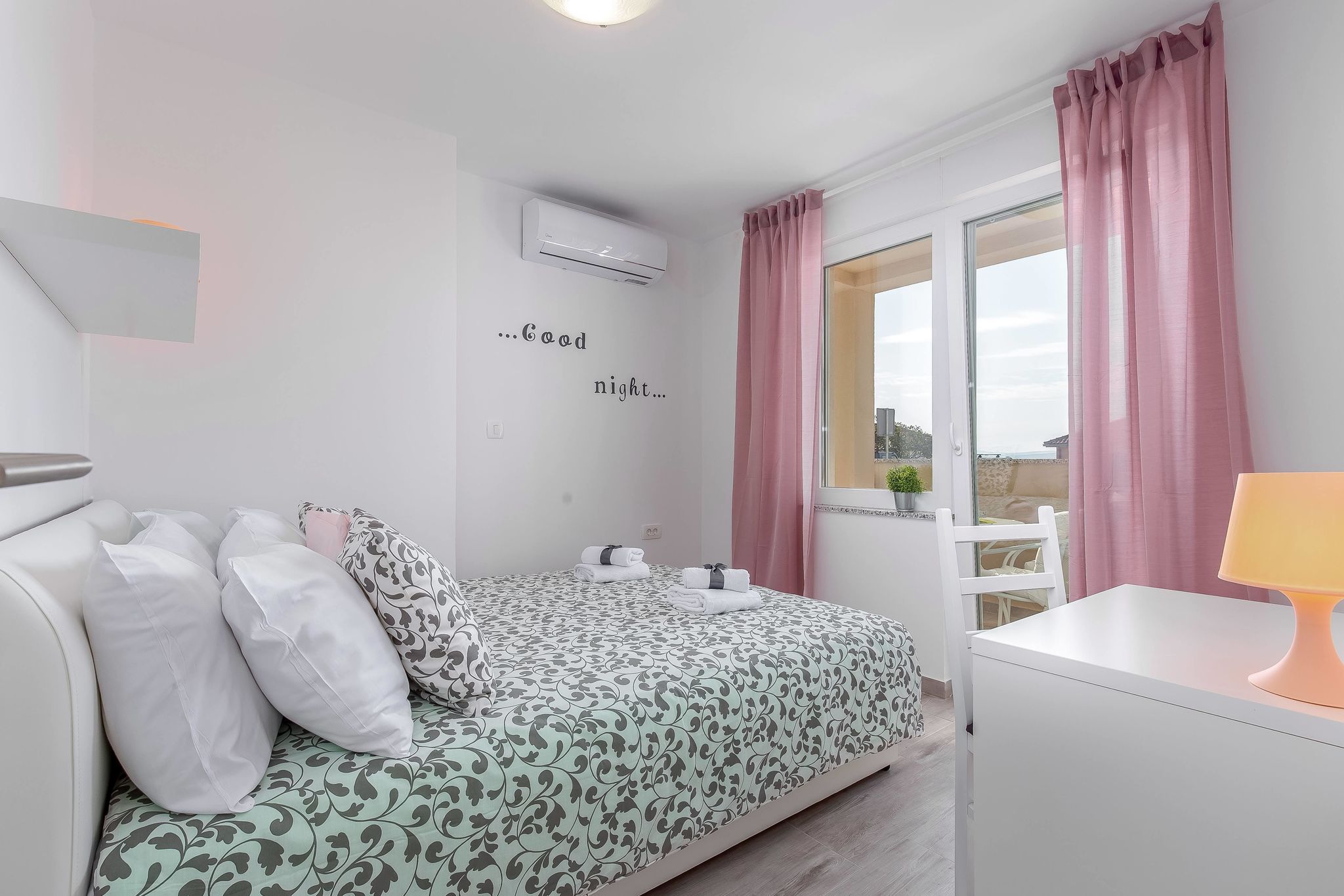 Modern appartement in Kvarner met airconditioning