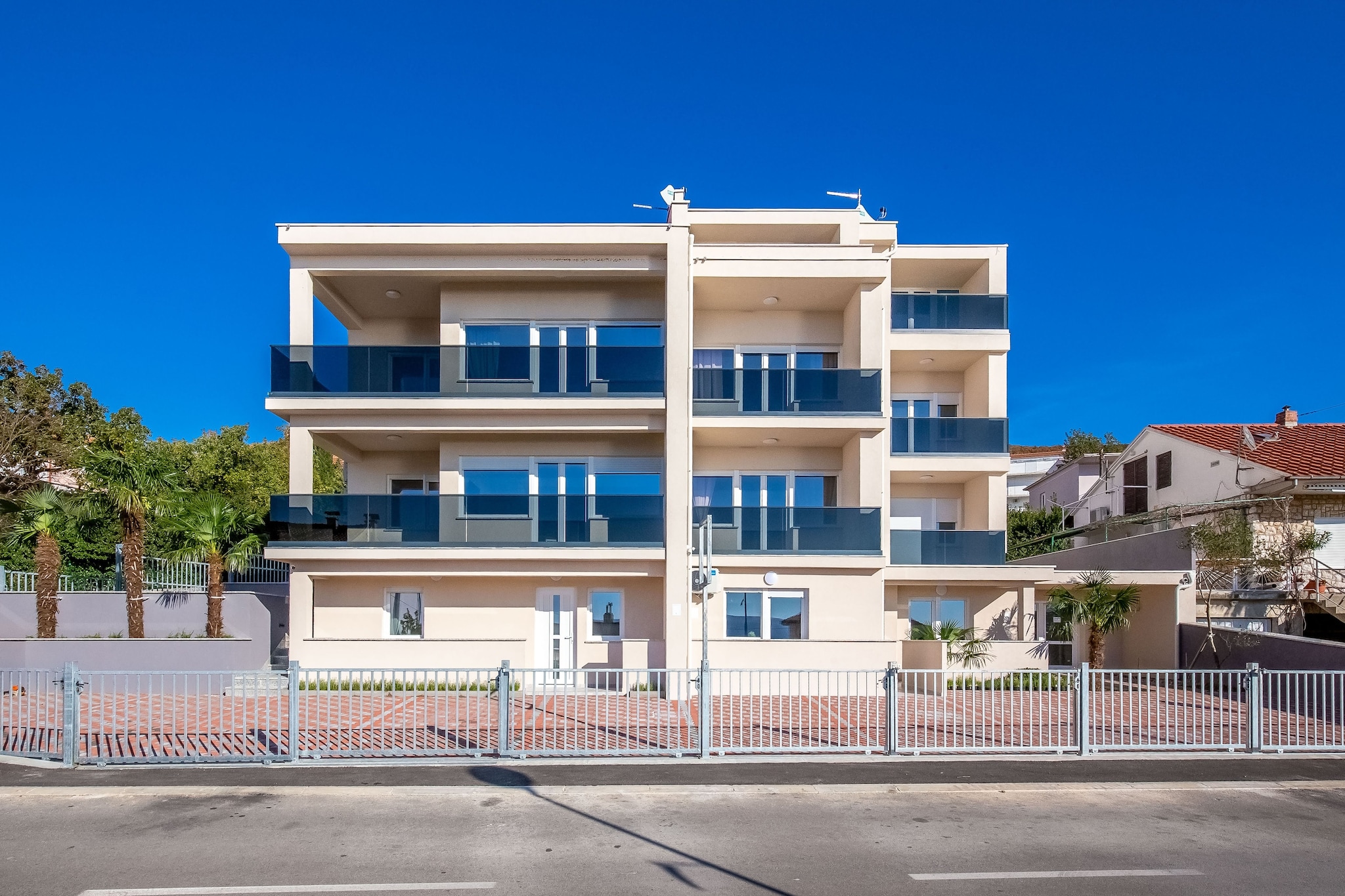 Modern appartement in Kvarner met airconditioning