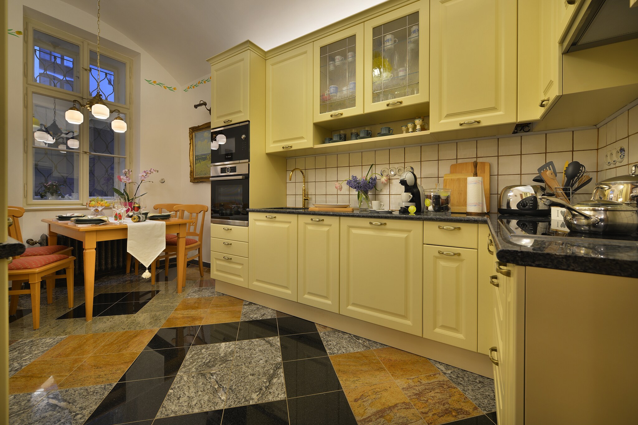 Central City Escape
Experience the heart of Prague from this beautifully restored 18th-century apartment, ideal for couples seeking a city break. The one-bedroom home comfortably accommodates two guests and combines historic charm with modern comforts. The living space features a cozy bedroom, a fully equipped kitchen with an oven and dishwasher, and a clean bathroom, making your stay convenient and relaxing. Parking is available for added ease.
Walkable Attractions
Step outside and explore Prague’s iconic sights, all within walking distance. Stroll along the Vltava River just 20 meters away, or visit local landmarks, shops, and public facilities nearby. The neighborhood offers excellent dining options, where guests can savor traditional Czech cuisine or sample international dishes. Public indoor and outdoor swimming pools are also close, adding options for leisure and activity.
Comfortable Modern Amenities
The apartment features central heating to stay warm during winter, and optional washing and drying facilities for convenience. Guests should note that this is a private accommodation with specific check-in and check-out times. Early or late arrivals must be coordinated in advance with the host. Pets are not allowed, ensuring a calm and peaceful environment. With a combination of central location, historic charm, and modern amenities, this apartment is an ideal base for exploring Prague.