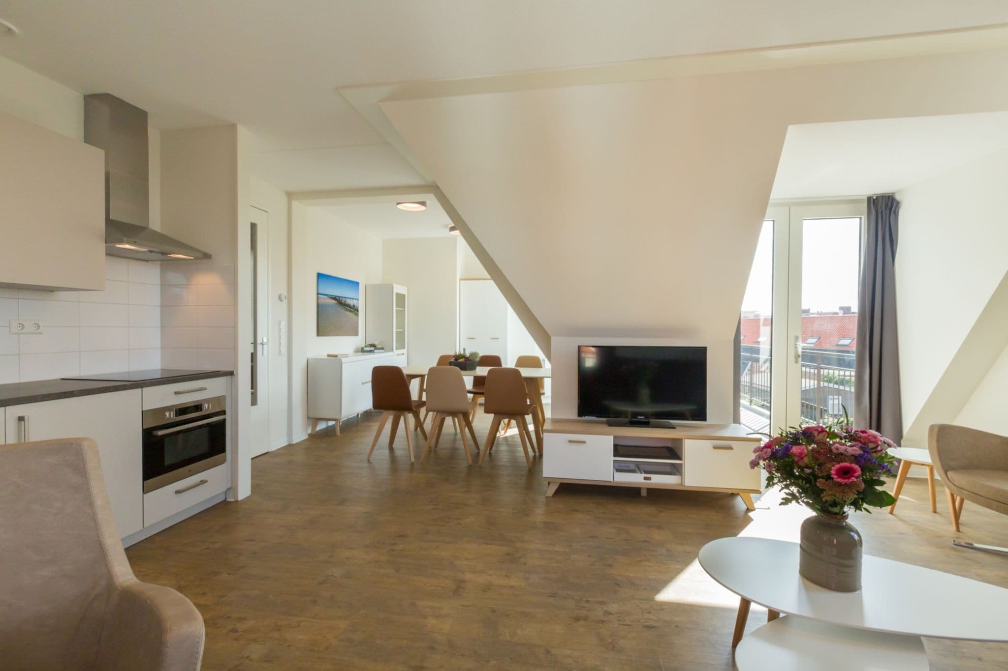 Luxe appartement voor 5 personen op loopafstand van het strand in Zoutelande