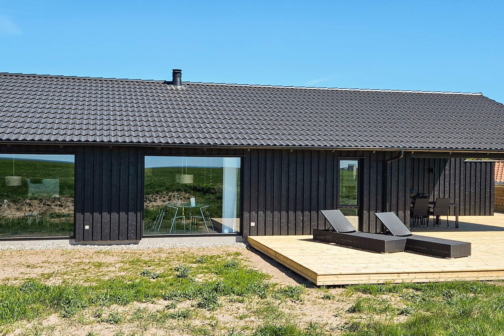 Maison de vacances pour 4 a Løkken