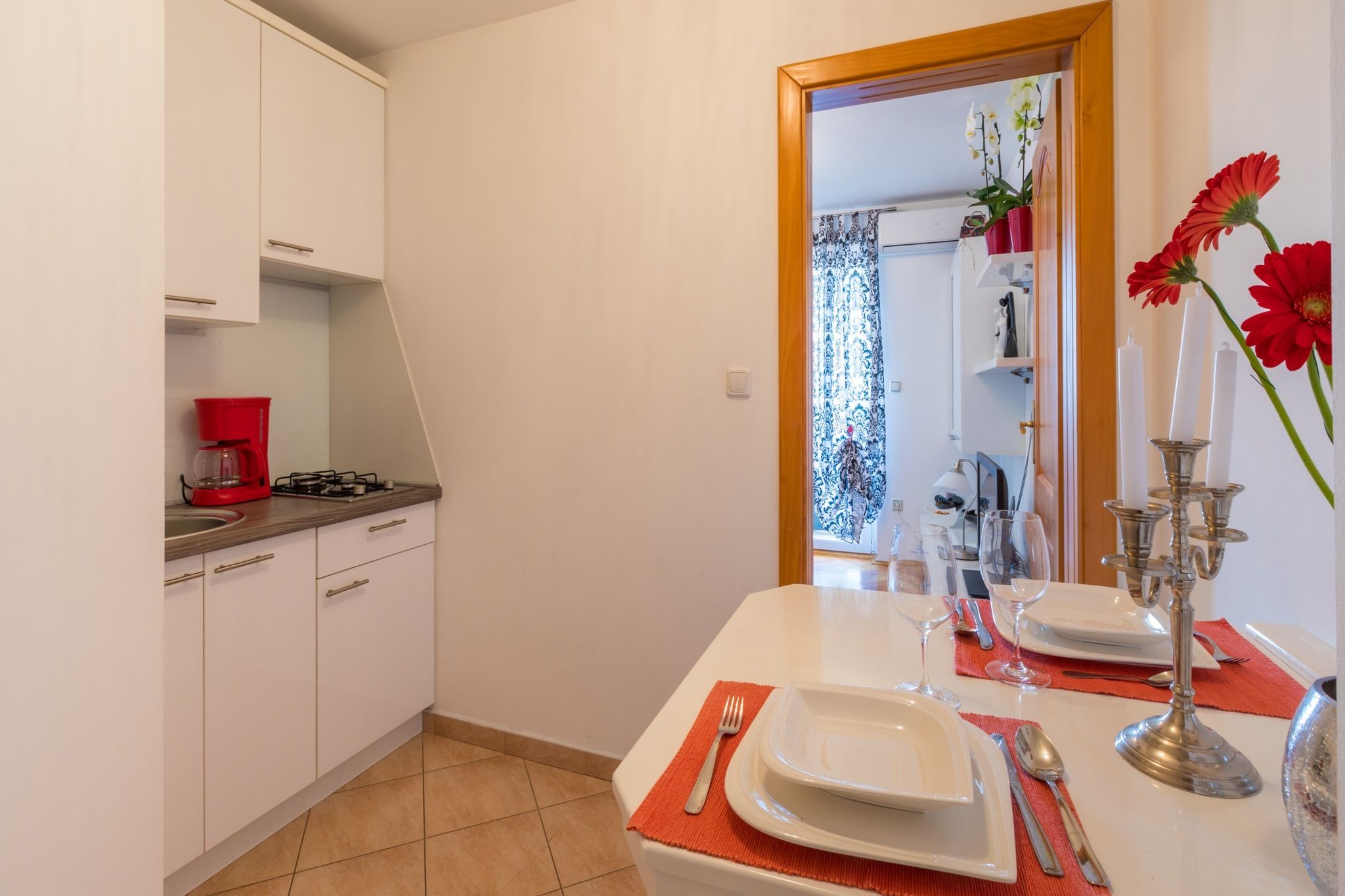 Opulent ausgestattetes Apartment in Crikvenica mit Meerblick