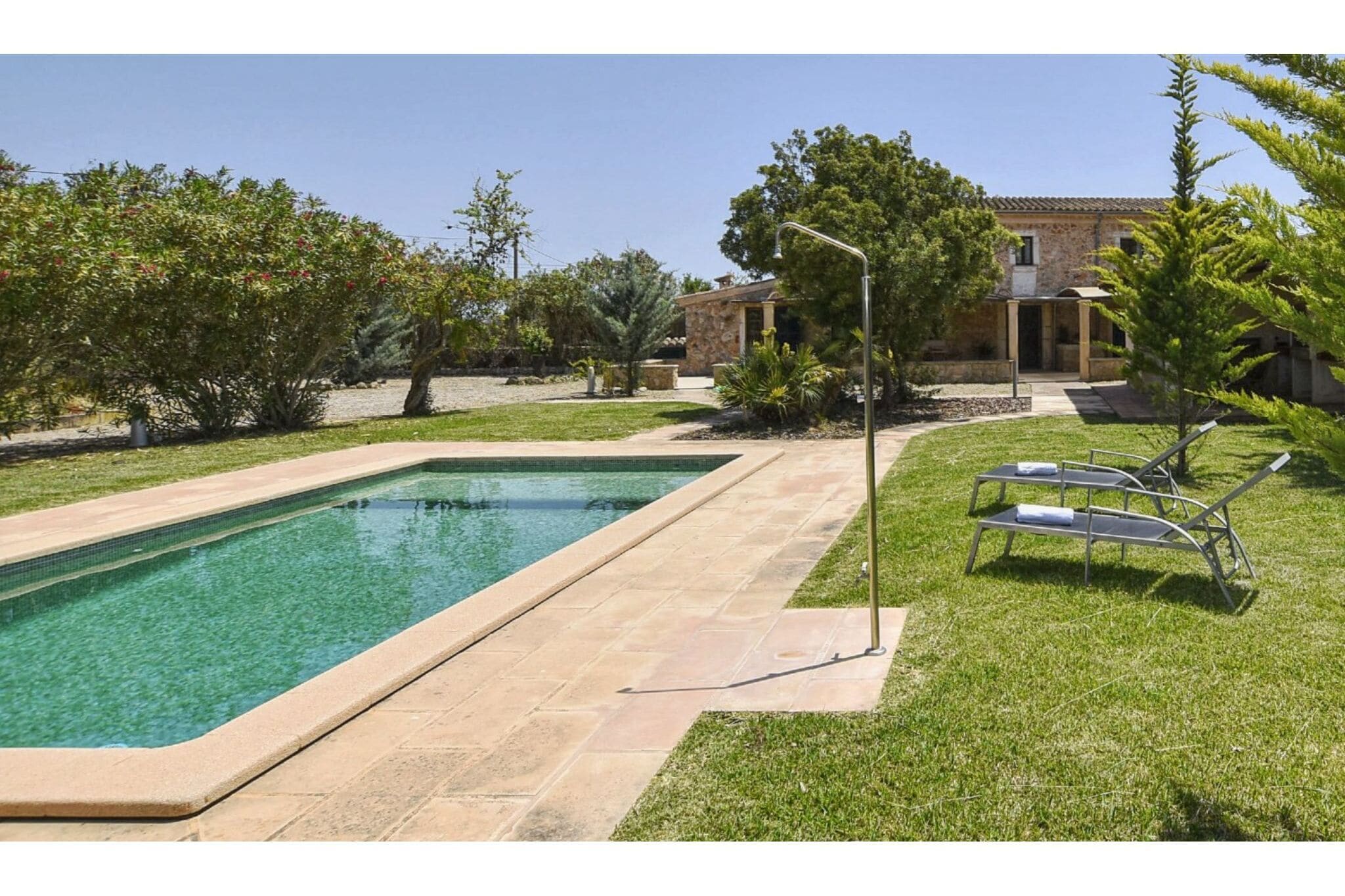 Restored holiday home in Búger with private pool