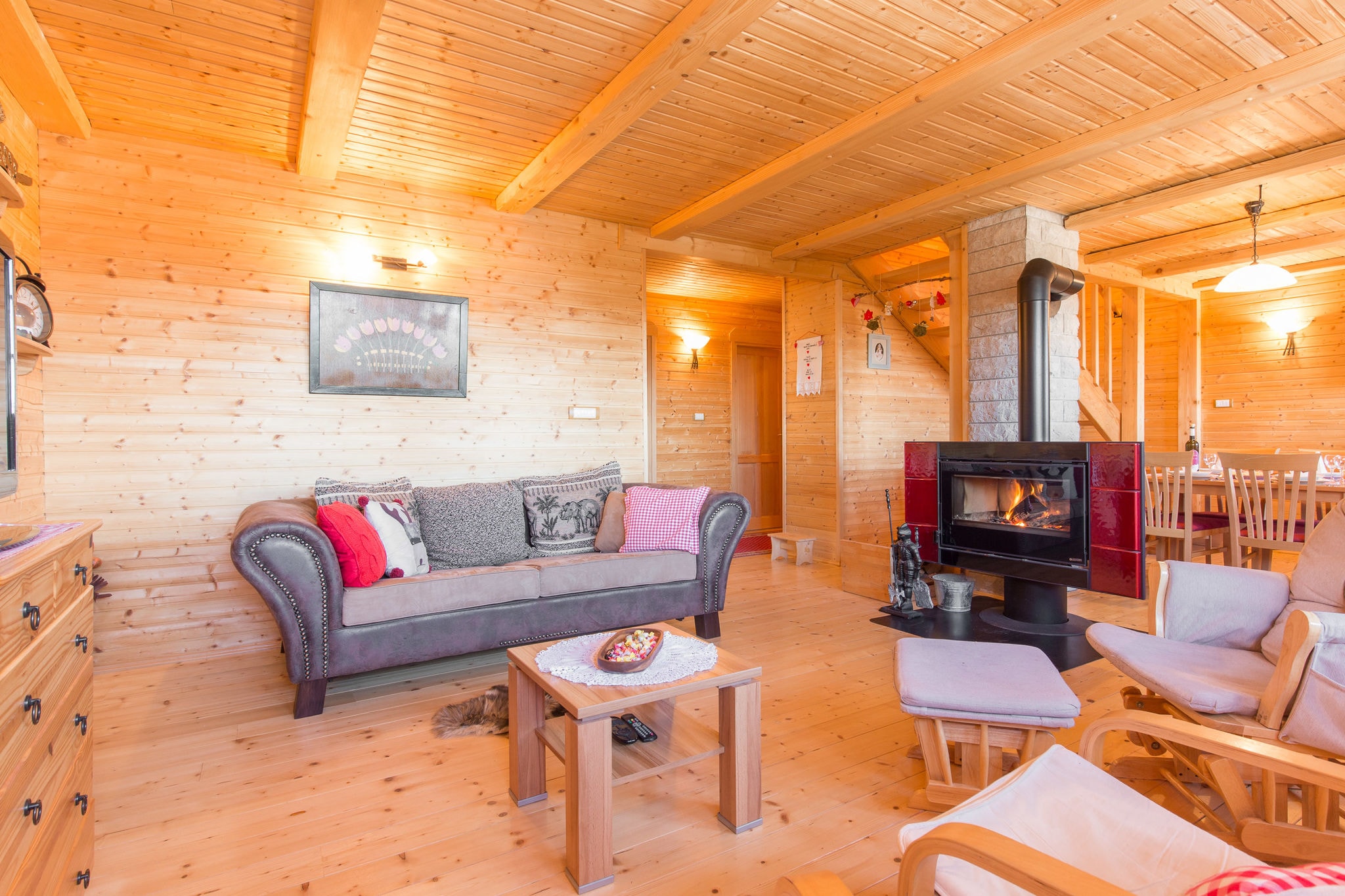 Lovely holiday home in Ravna Gora with fireplace