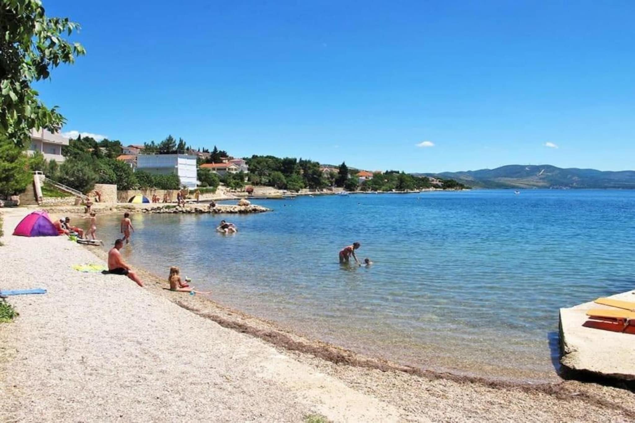 Waterfront apartment Danijela-Gebieden zomer 1km