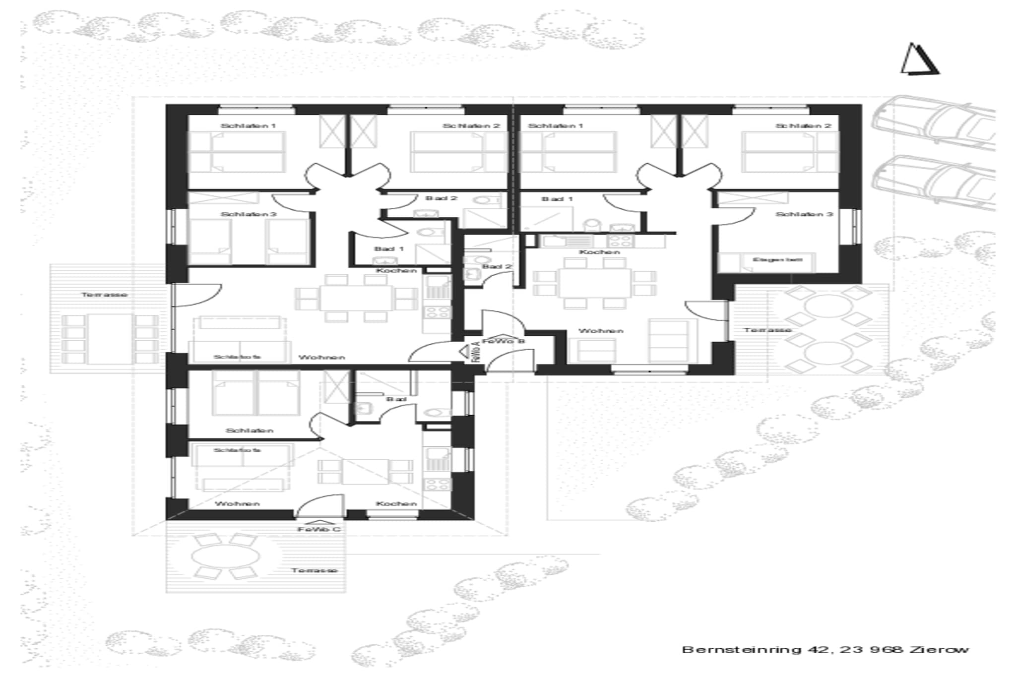 Zierow Z2A-Plattegrond