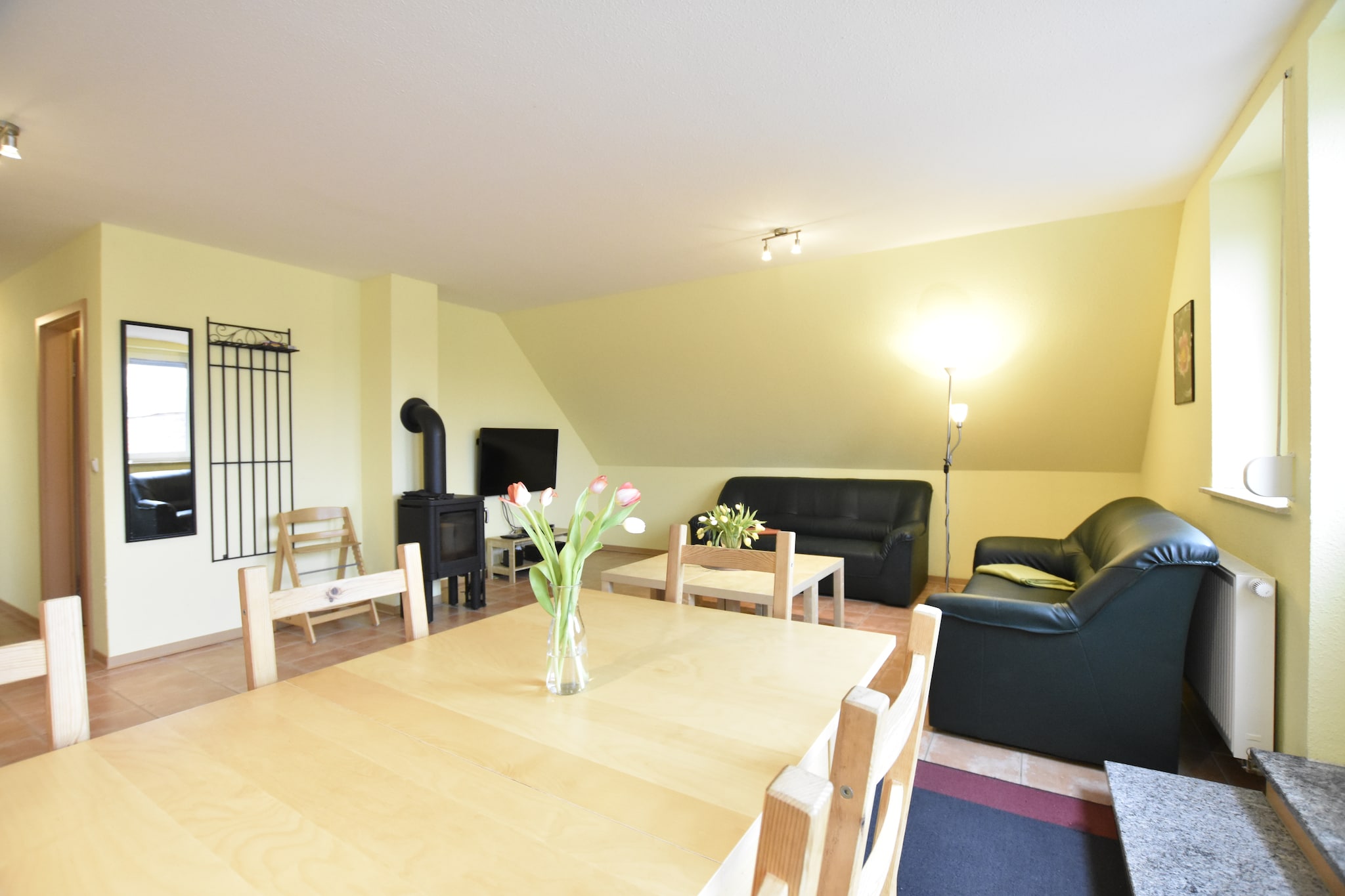 Located just 500 meters from the Baltic Sea beach, this exclusive 5-bedroom holiday home in Zierow offers the perfect blend of comfort, space, and tranquility for up to 10 guests. Whether you're traveling with extended family, a group of friends, or young children and seniors, this well-equipped home ensures a relaxing and memorable stay on Germany’s scenic Baltic Coast.

The home features a large open-plan kitchen and living area, ideal for shared meals and cozy evenings. Step outside to enjoy the sunny terrace and fenced garden, where children can play safely while adults unwind with a good book or enjoy a barbecue. A private sauna provides the ultimate spot to relax after a day at the beach or exploring the region. A cot and high chair are available for families with young children.

With the seabeach just a short walk away, restaurants at 500 m, and water sports at 600 m, you're perfectly placed for both leisure and adventure. Wismar is only 6 km away, while the cultural cities of Schwerin, Rostock, and Lübeck are all within easy reach. This holiday home is a serene and spacious coastal retreat you’ll love returning to.