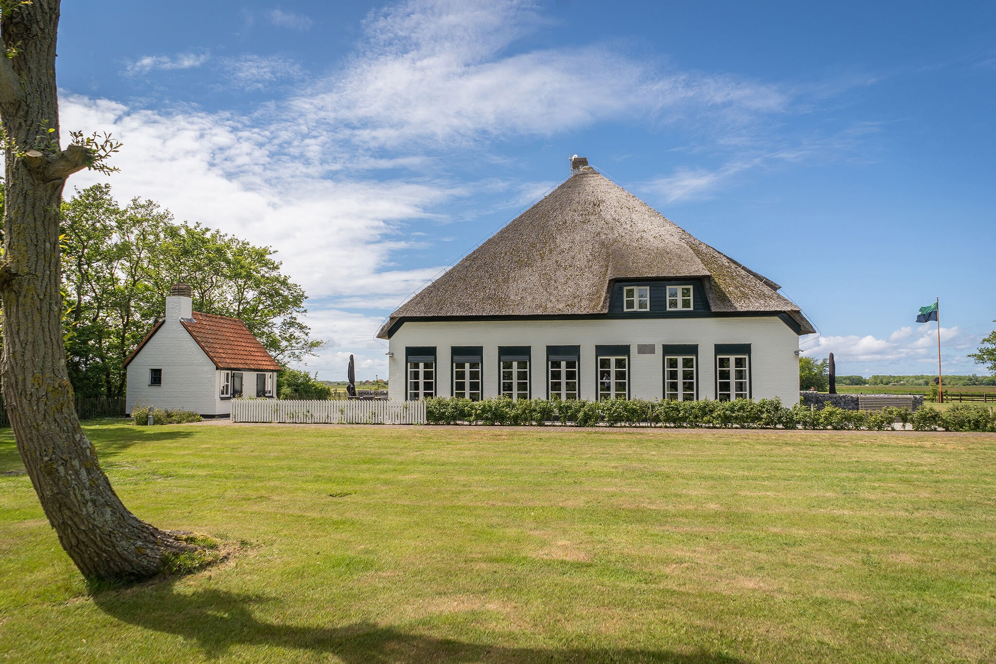 Zonnig gelegen appartement in stolpboerderij in De Cocksdorp op het eiland Texel