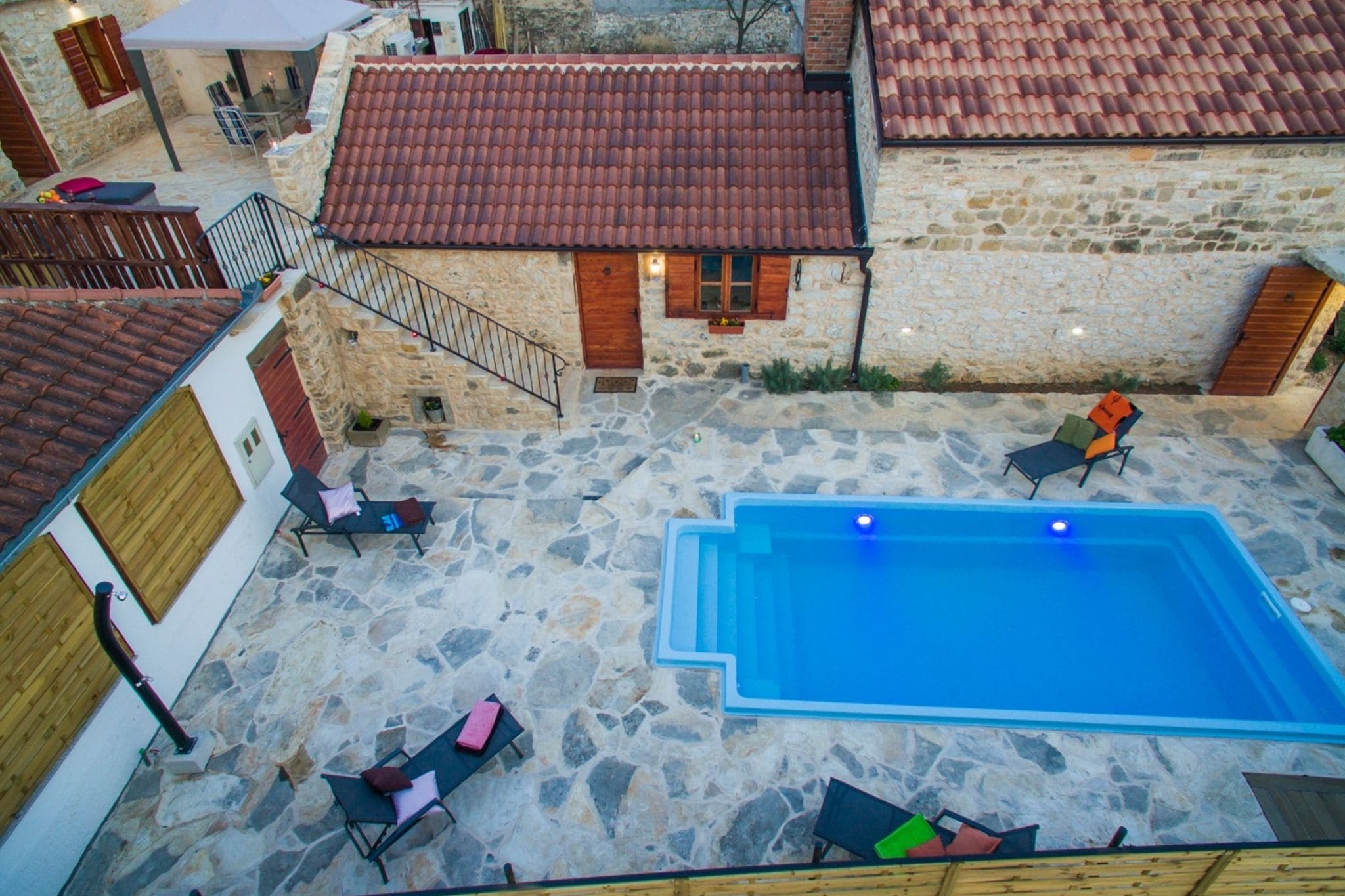 Landelijk vakantiehuis in Šopot met privézwembad