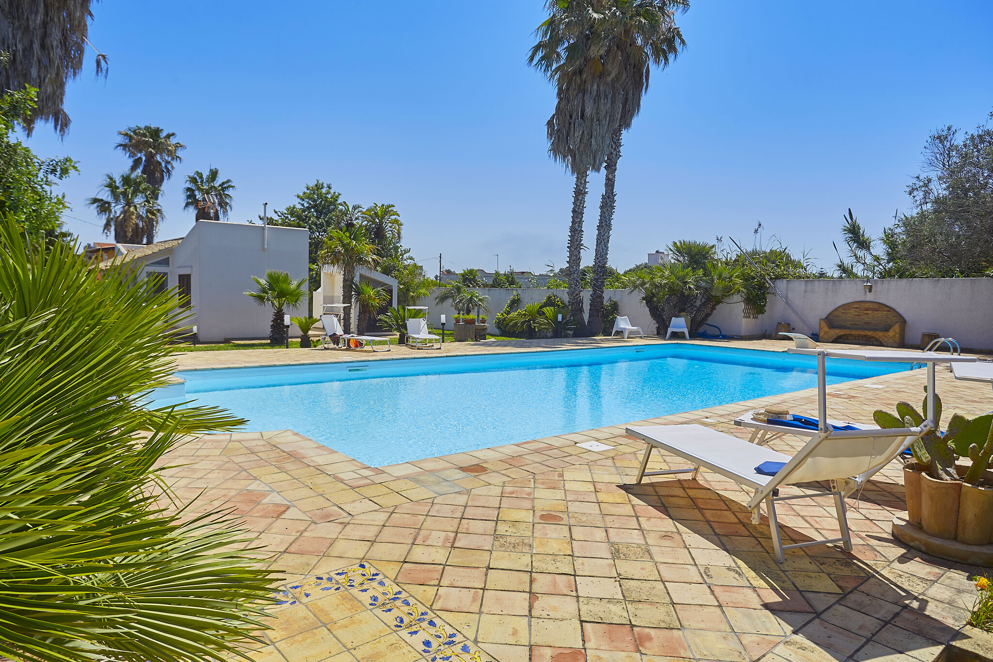 Villa im Grünen mit eigenem Swimmingpool in Marsala Sizilien