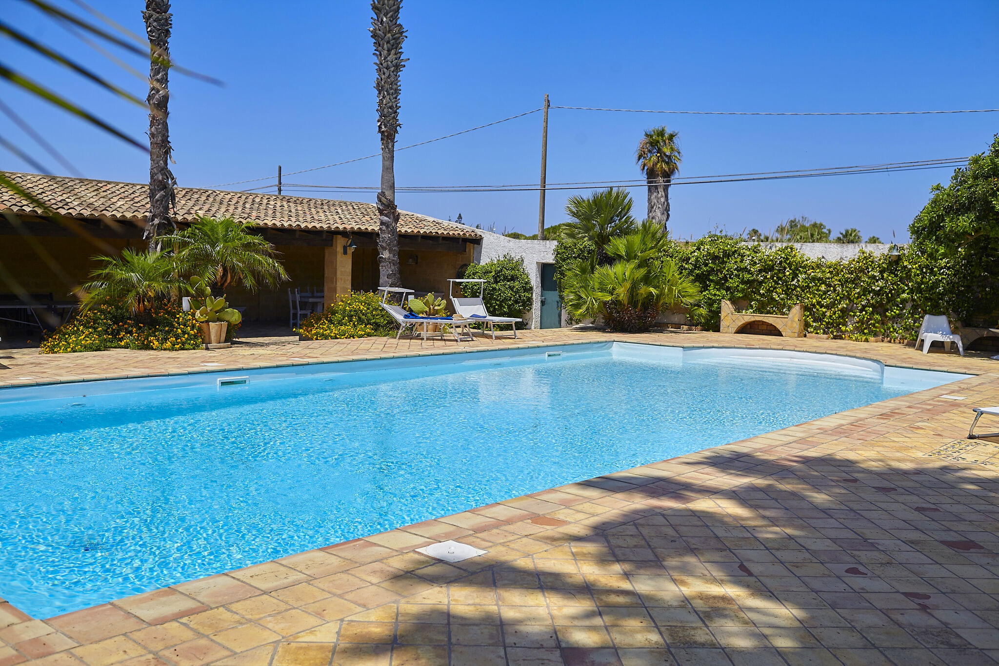 Villa im Grünen mit eigenem Swimmingpool in Marsala Sizilien