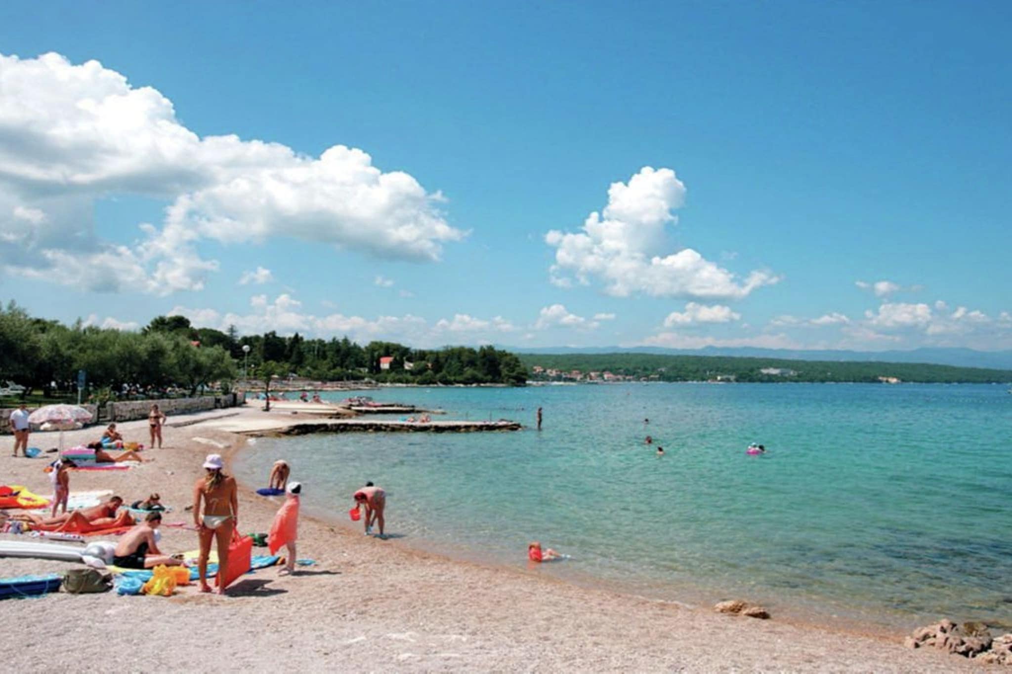 Apartment Gavrilović A2-Uitzicht zomer