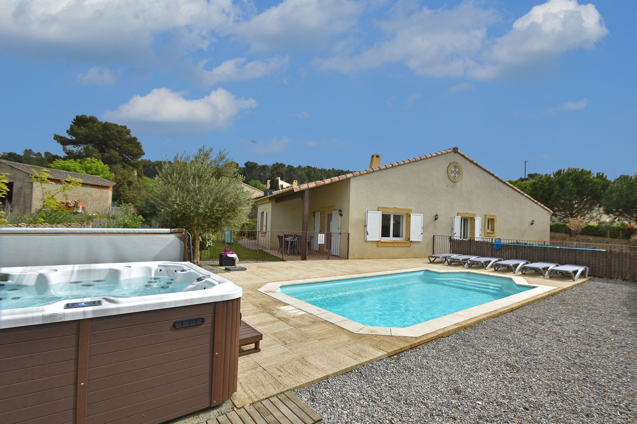 Comfortabele vakantievilla in Zuid-Frankrijk met bubbelbad