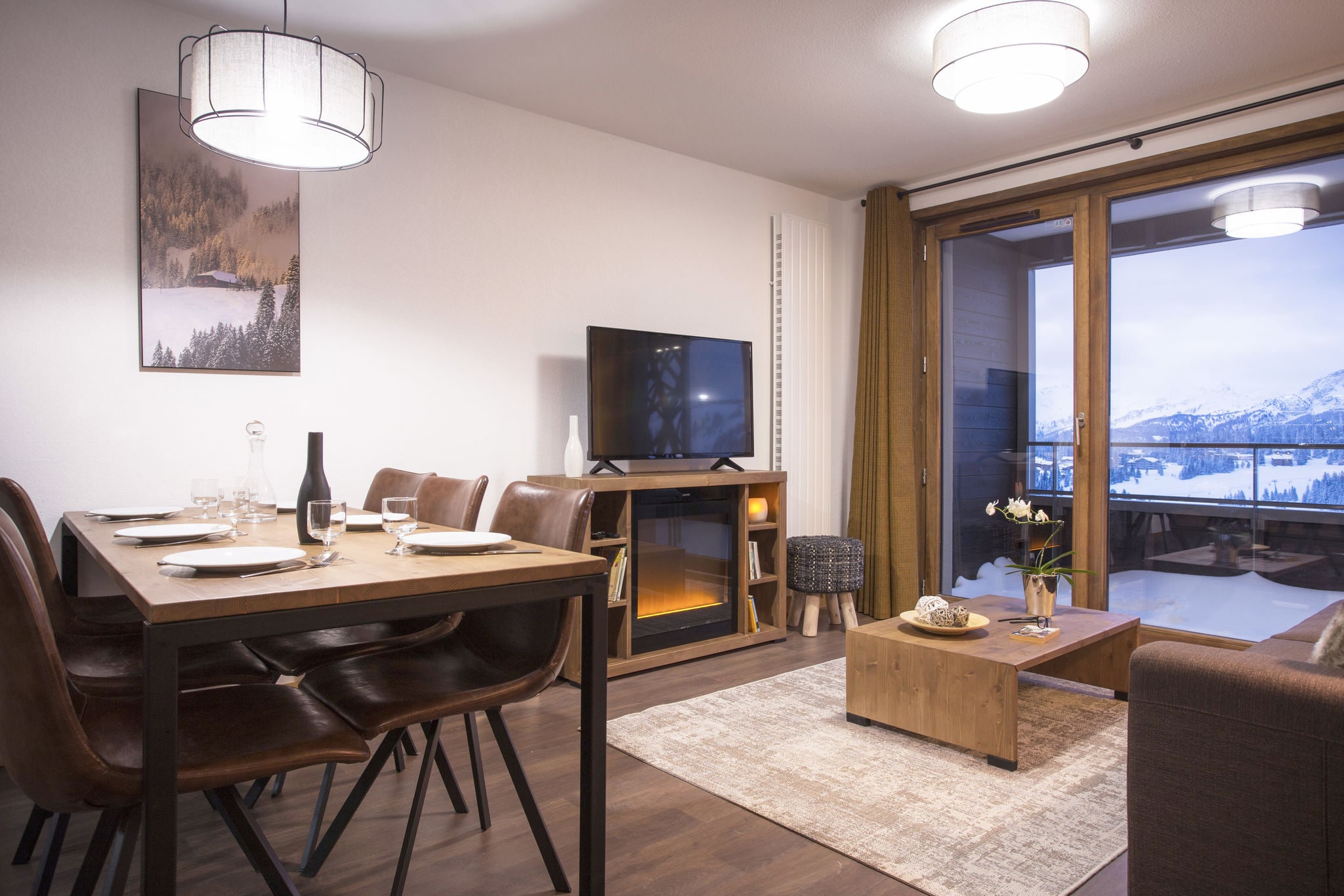 Modern appartement in het authentieke skidorp Les Saisies