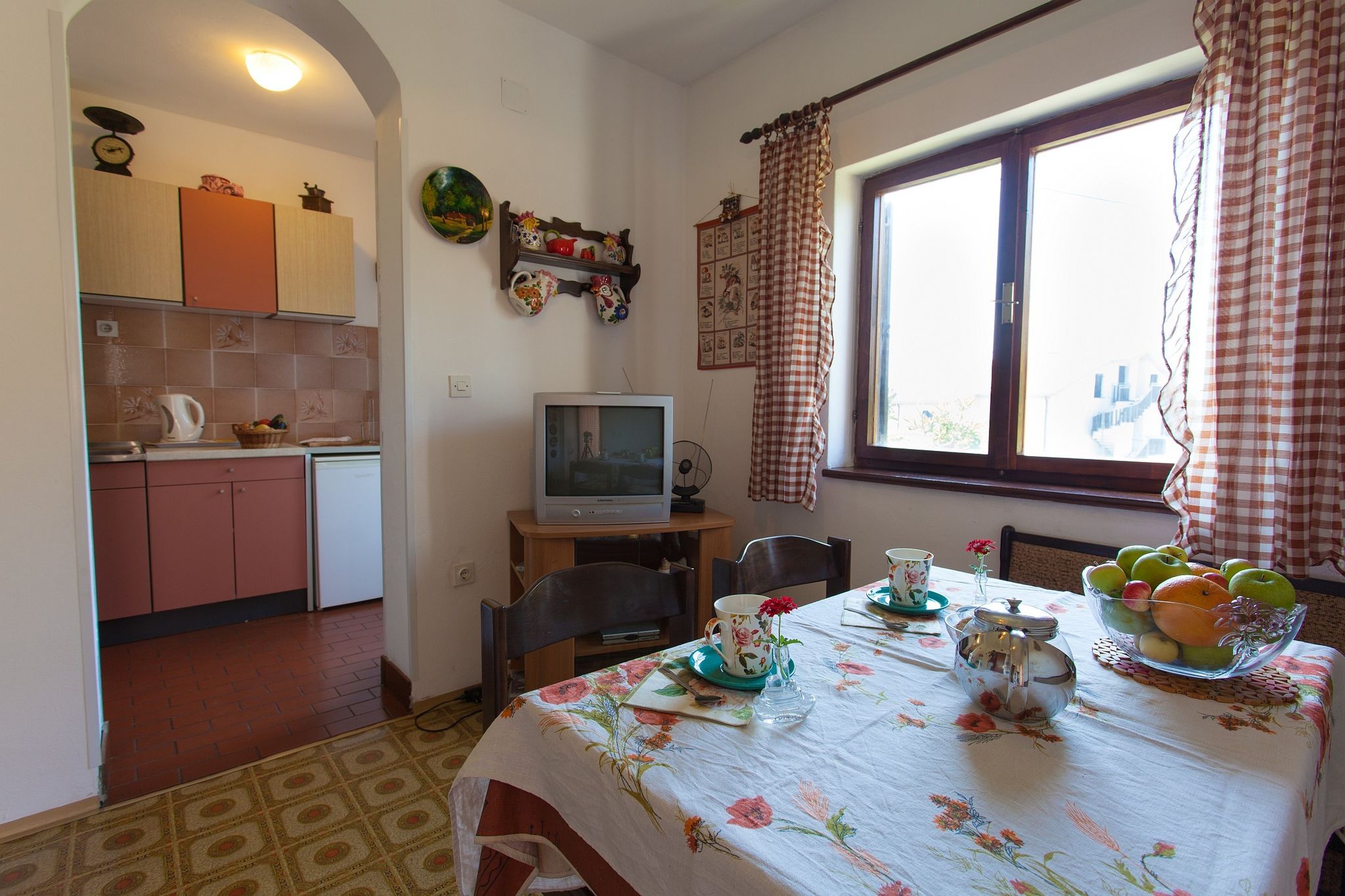 Spacious apartment with  terrace, 450 m distant from the beach !