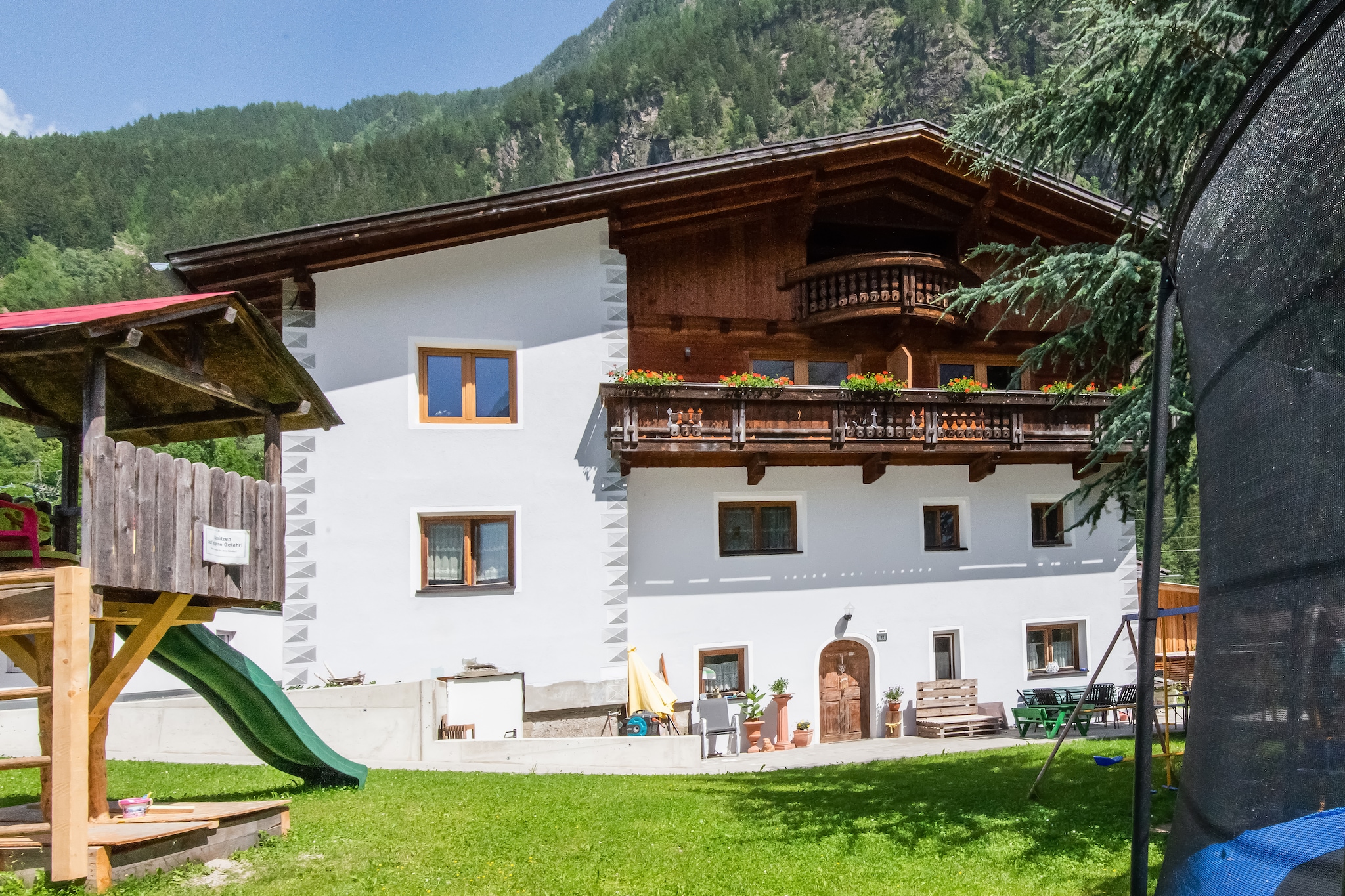 Located in Otz, in Tyrol, this lovely holiday home offers 4 bedrooms and is close to the �tz-Hoch�tz ski area. The child-friendly property is ideal for families or groups coming on a ski vacation as it can accommodate 10 people. There are ski storage and ski boot heaters for comfort.

The holiday home is just 1 km away from the ski lift, and 300 m away from the ski bus stop, making it well-suited for ski lovers. Guests can also enjoy nightlife and delicious cuisines at restaurants at 0.3 km and in the bars at 2 km. You will find the town center and supermarkets also at 2 km. Treat your eyes to the beauty of Piburger See Lake, 3 km away. 

The cozy holiday home features a well-equipped kitchen to cook healthy meals. The living/dining room has been furnished with lots of wood in the Tyrolean style and is ideal for relaxing by the woodstove. There is a balcony to sit out soaking up the sun and cherishing a glass of wine. A children's bed is there for the kids. Parking is available.

2023: TOURIST TAX EXEMPT for those born in 2008-2023, MANDATORY from those born in 2007
2024: EXEMPT FROM TOURIST TAXES born in 2009-2024, MANDATORY from those born in 2008


