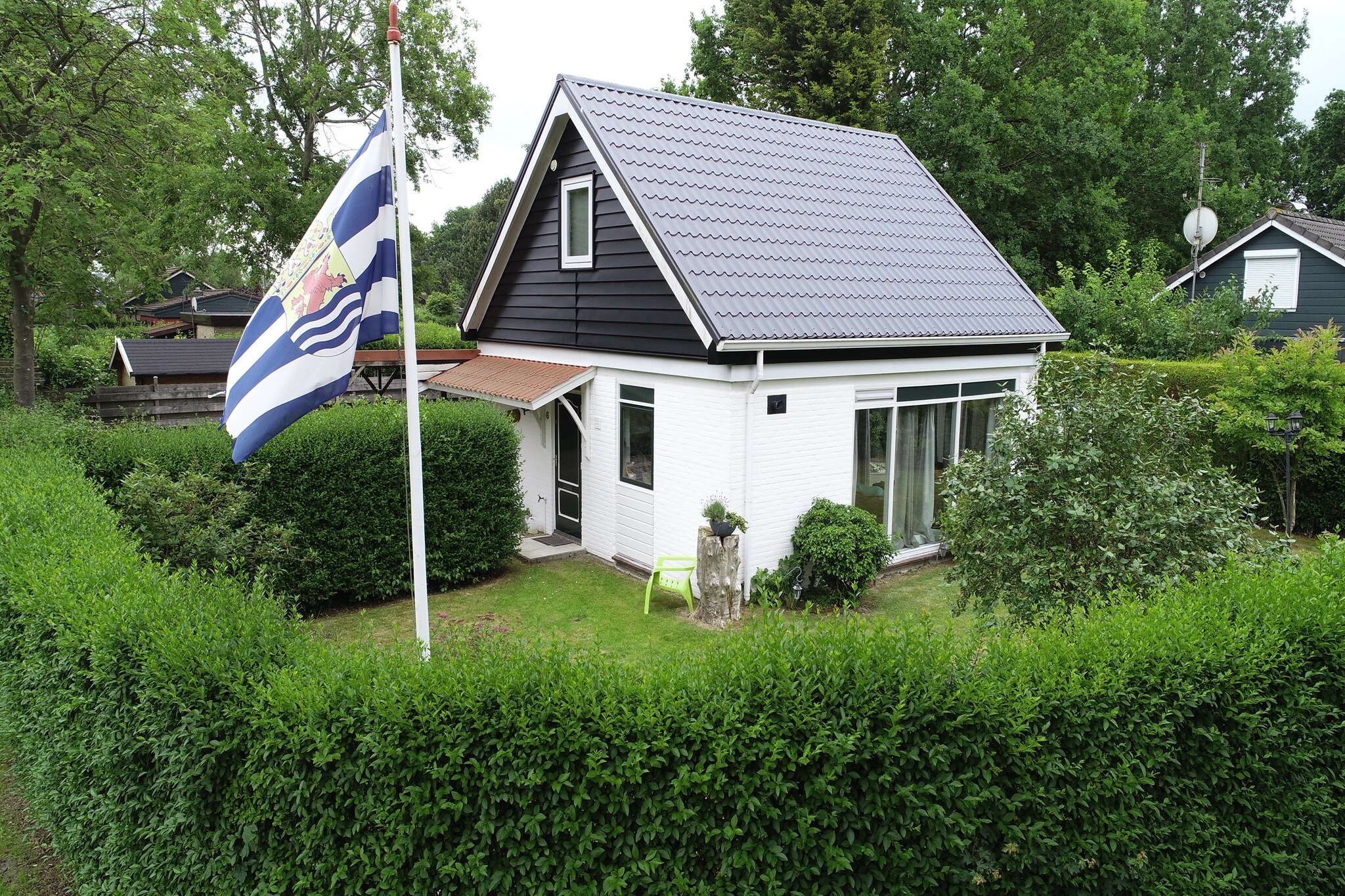 Sfeervolle vakantiewoning in Zeeland met een overdekt terras