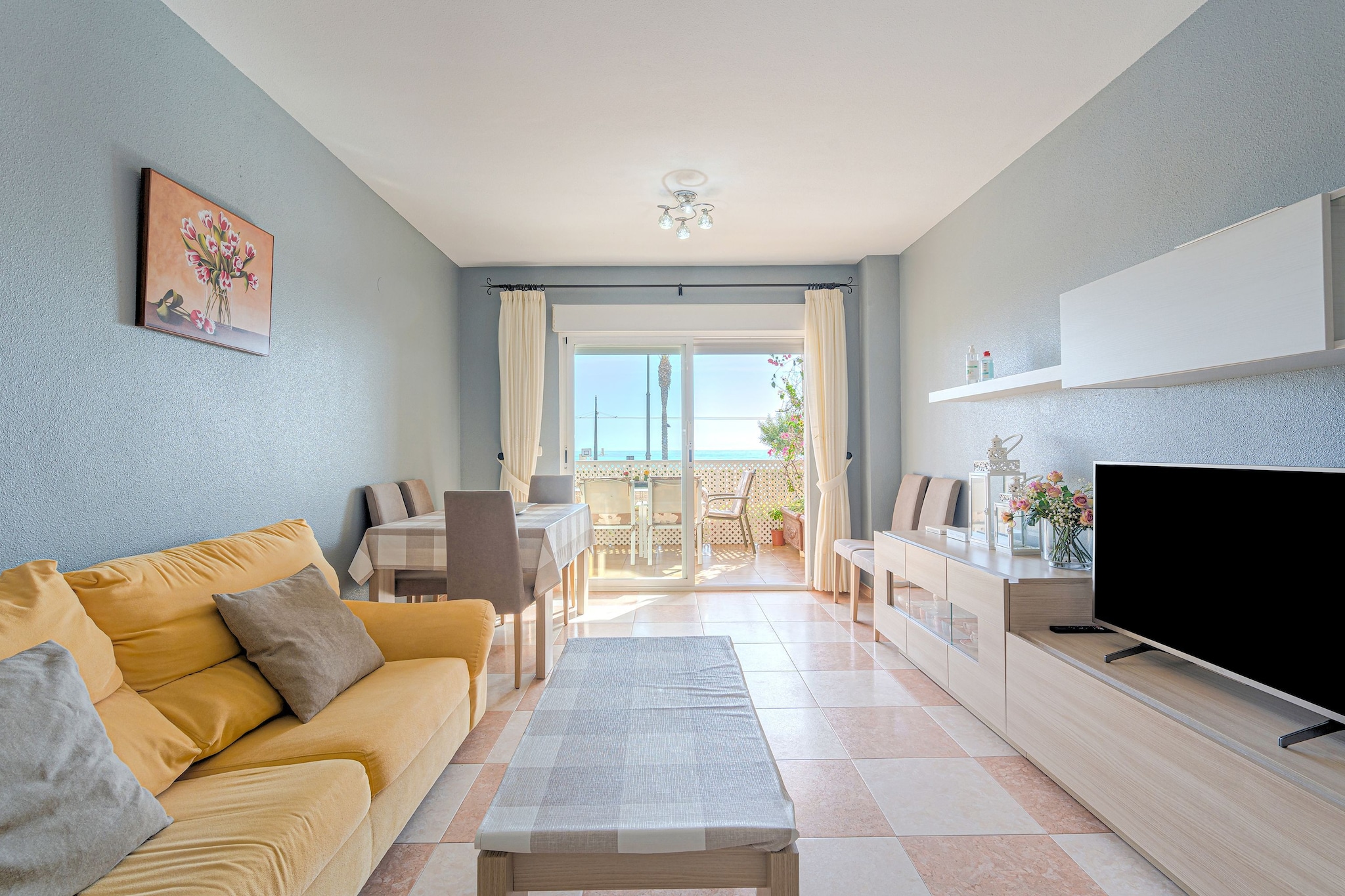 Apartamento Columbretes-Wohnzimmer