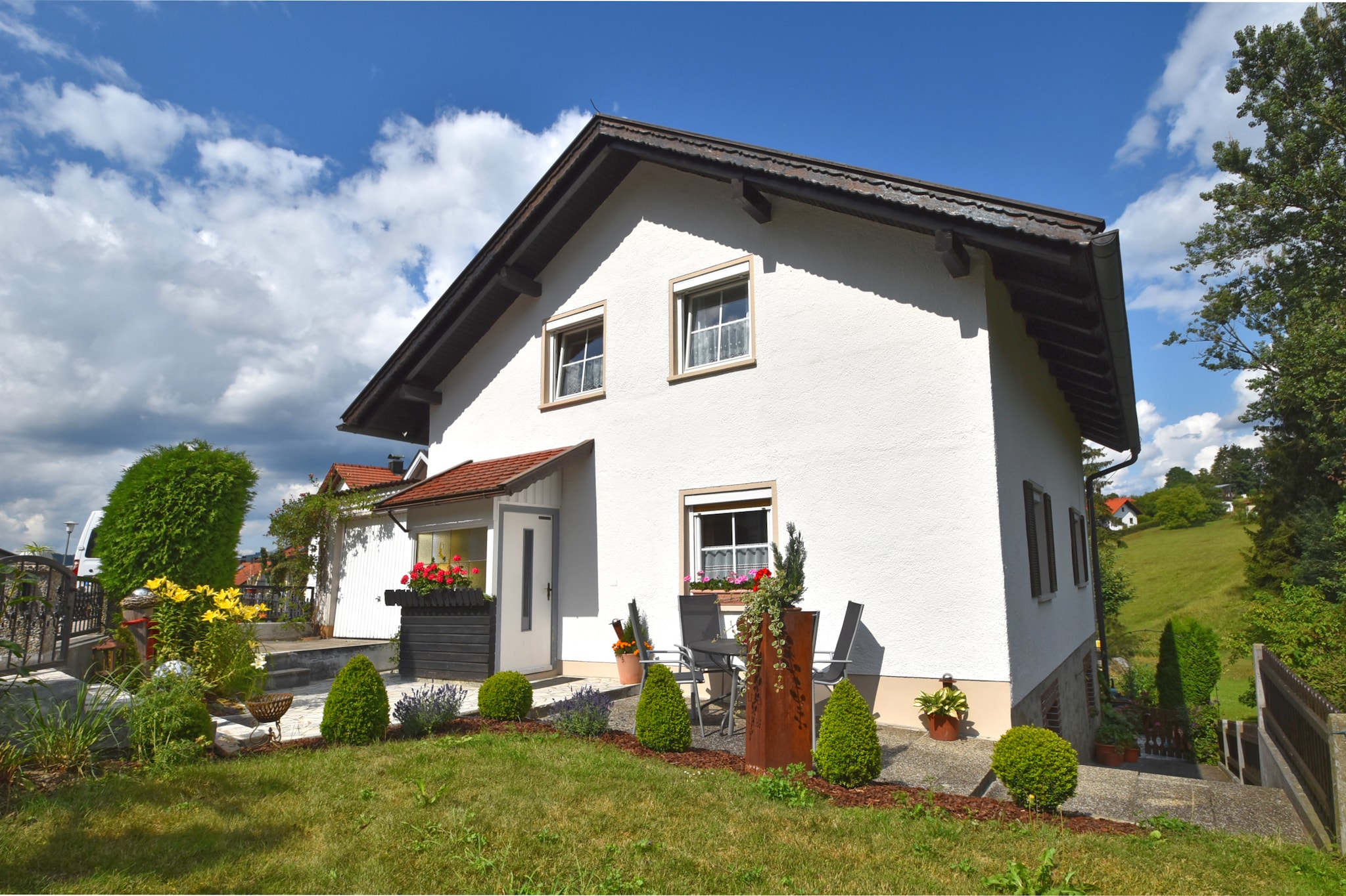 Bayerischer Wald-Buitenkant zomer