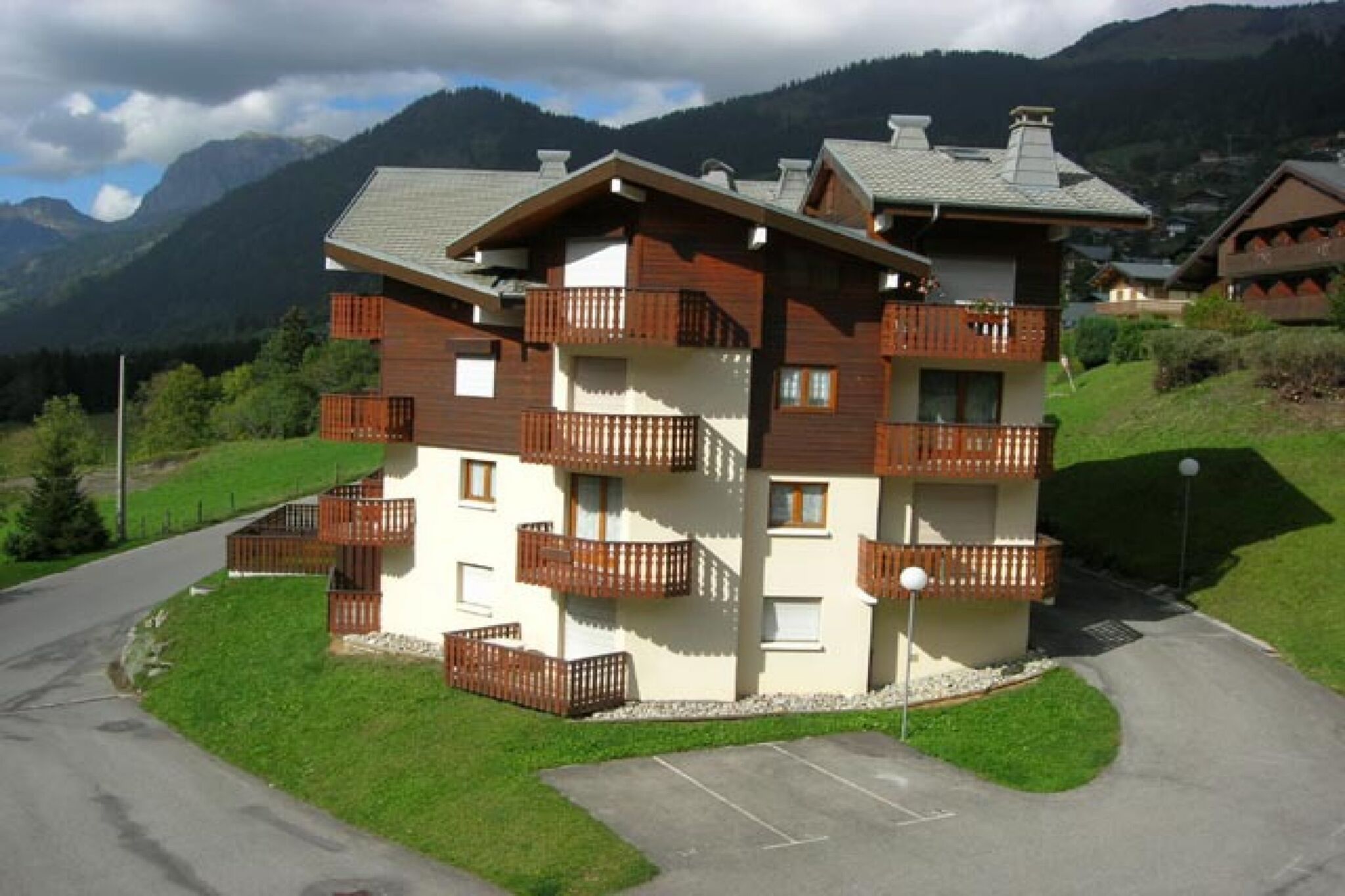 Gemütliches Apartment in Châtel mit Balkon