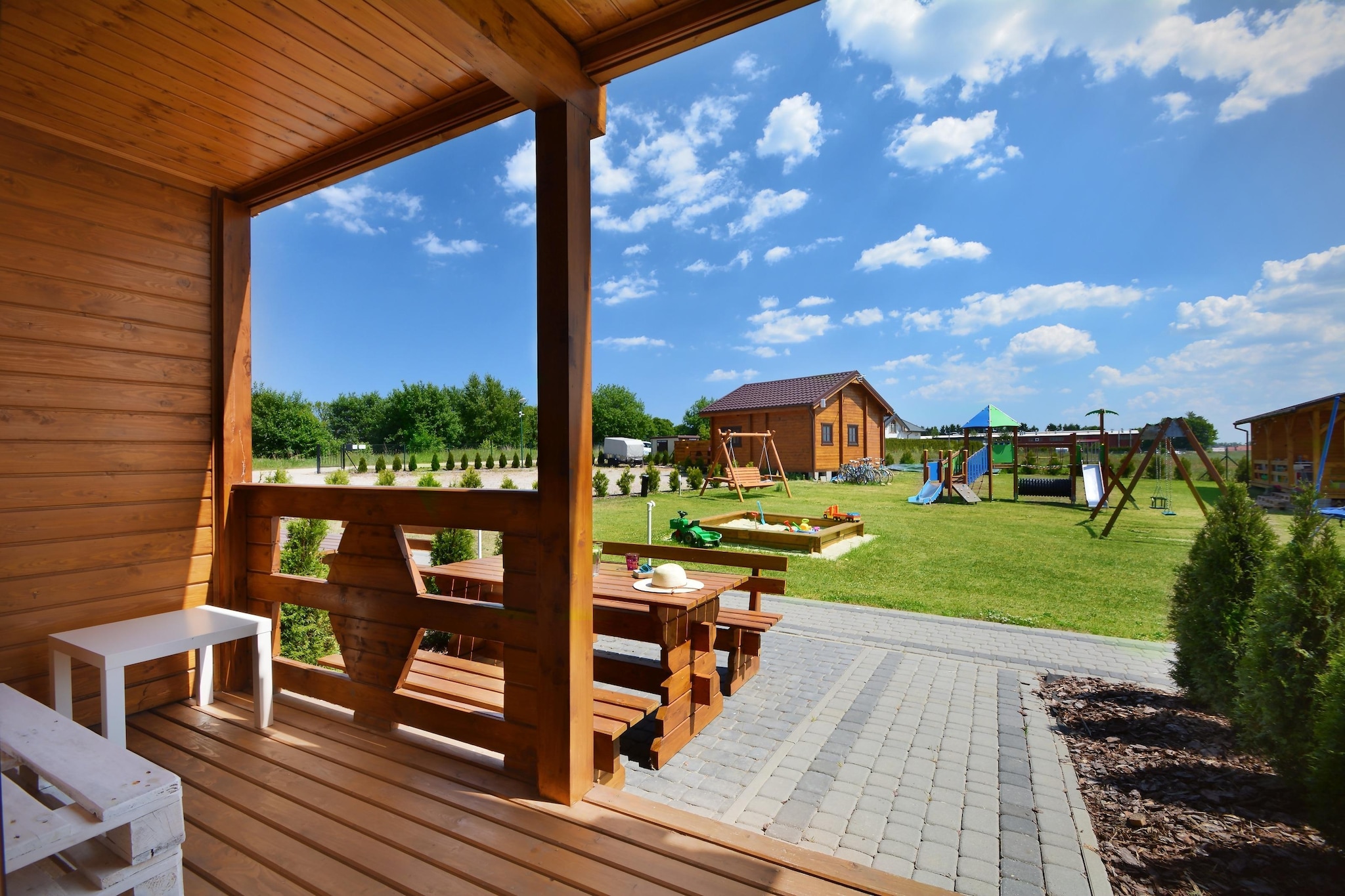 	Domki wakacyjne Lazurowy Brzeg Mielenko-Exterior summer