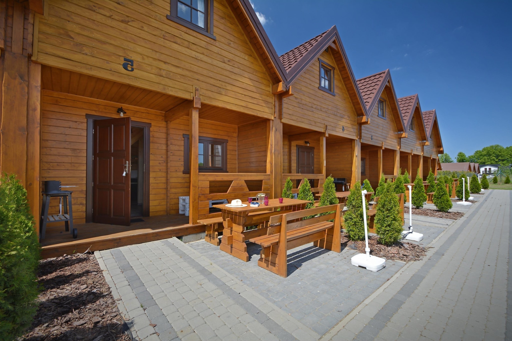 	Domki wakacyjne Lazurowy Brzeg Mielenko-Exterior summer