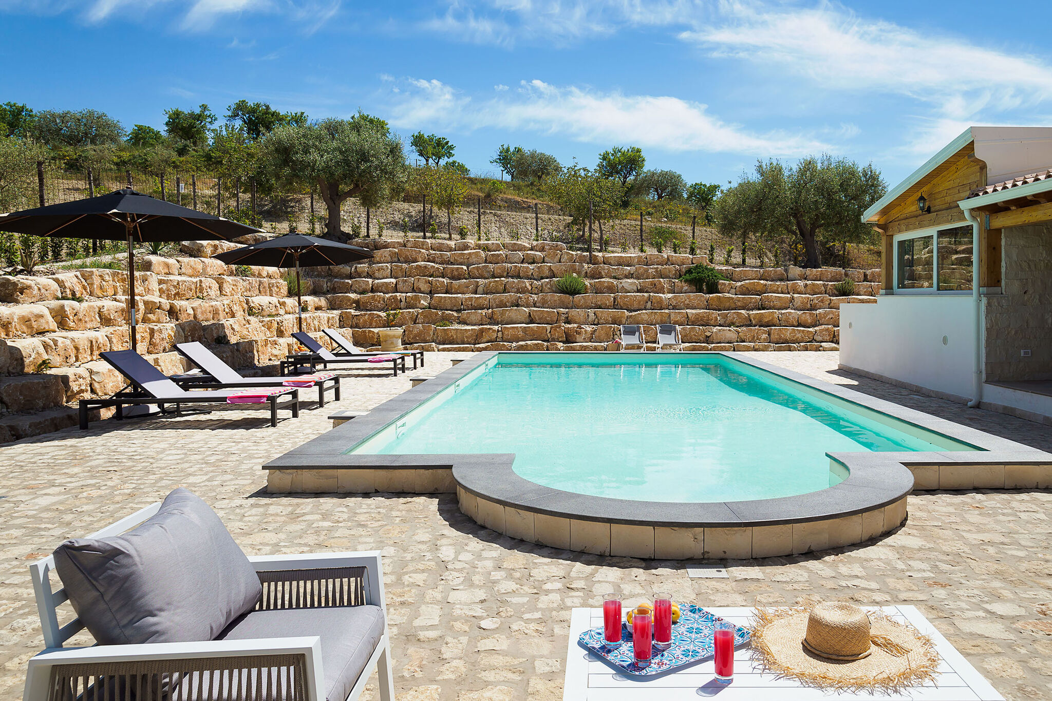 Comfortabele villa in Noto met privézwembad