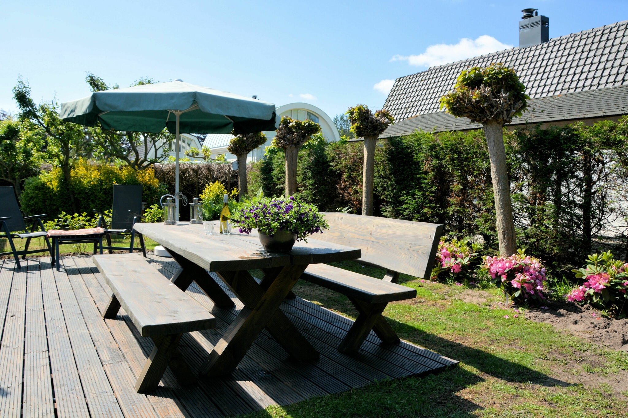 Ruhiges Ferienhaus in Noordwijk mit Terrasse