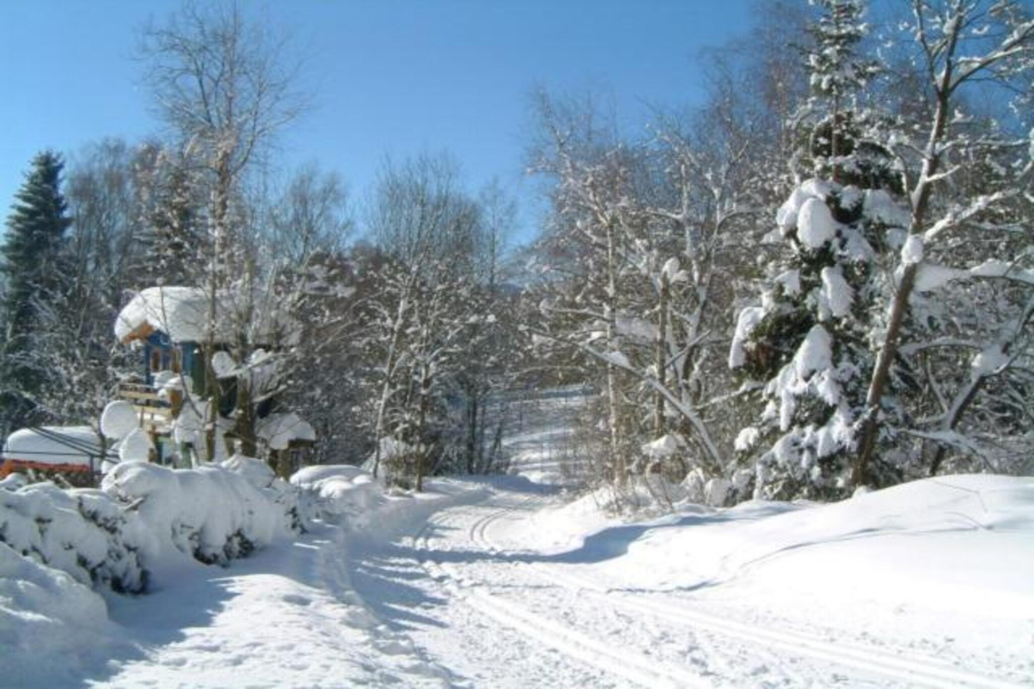 Sonnenhügel-Gebied winter 20km