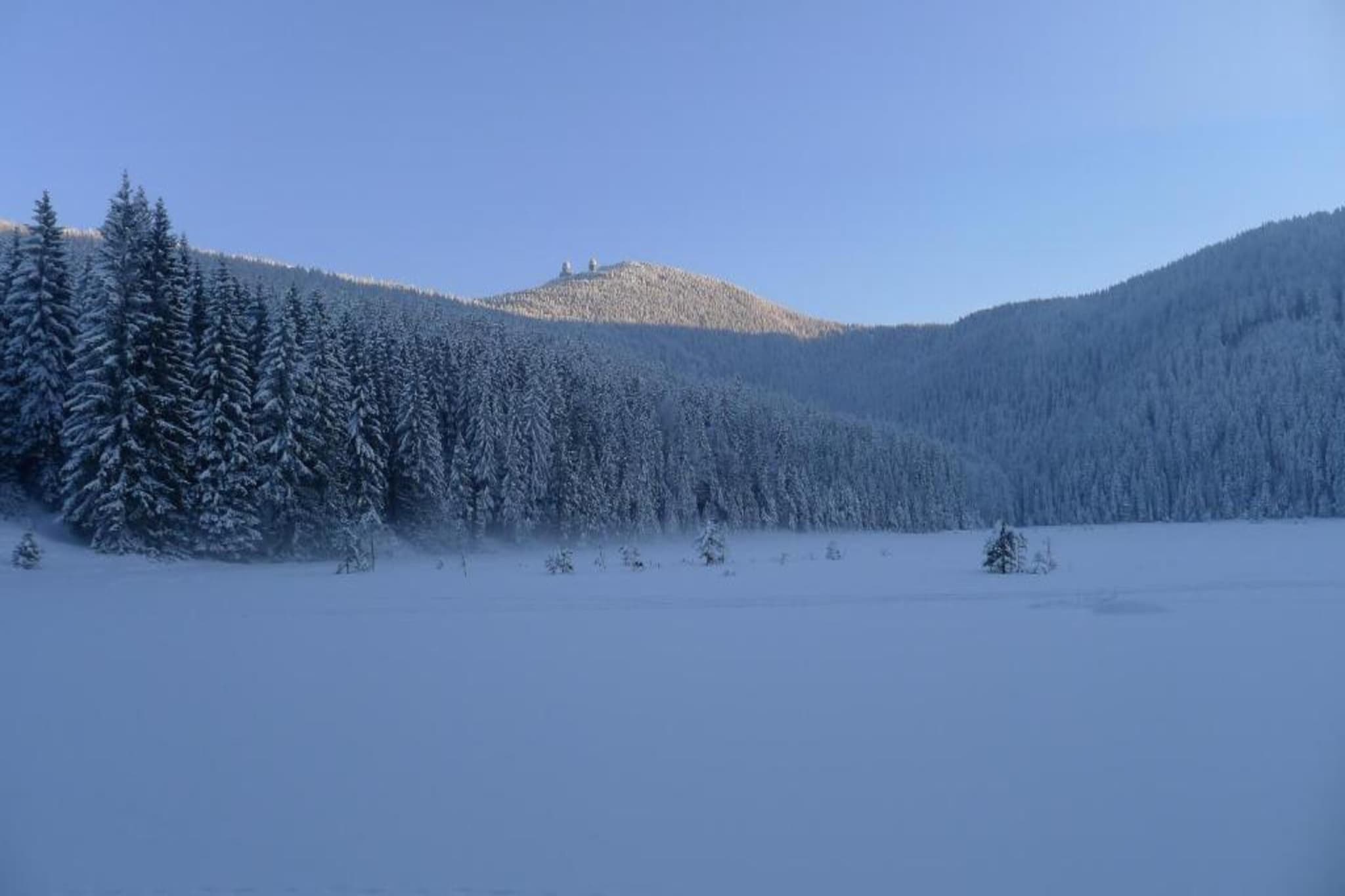 Sonnenhügel-Gebied winter 20km