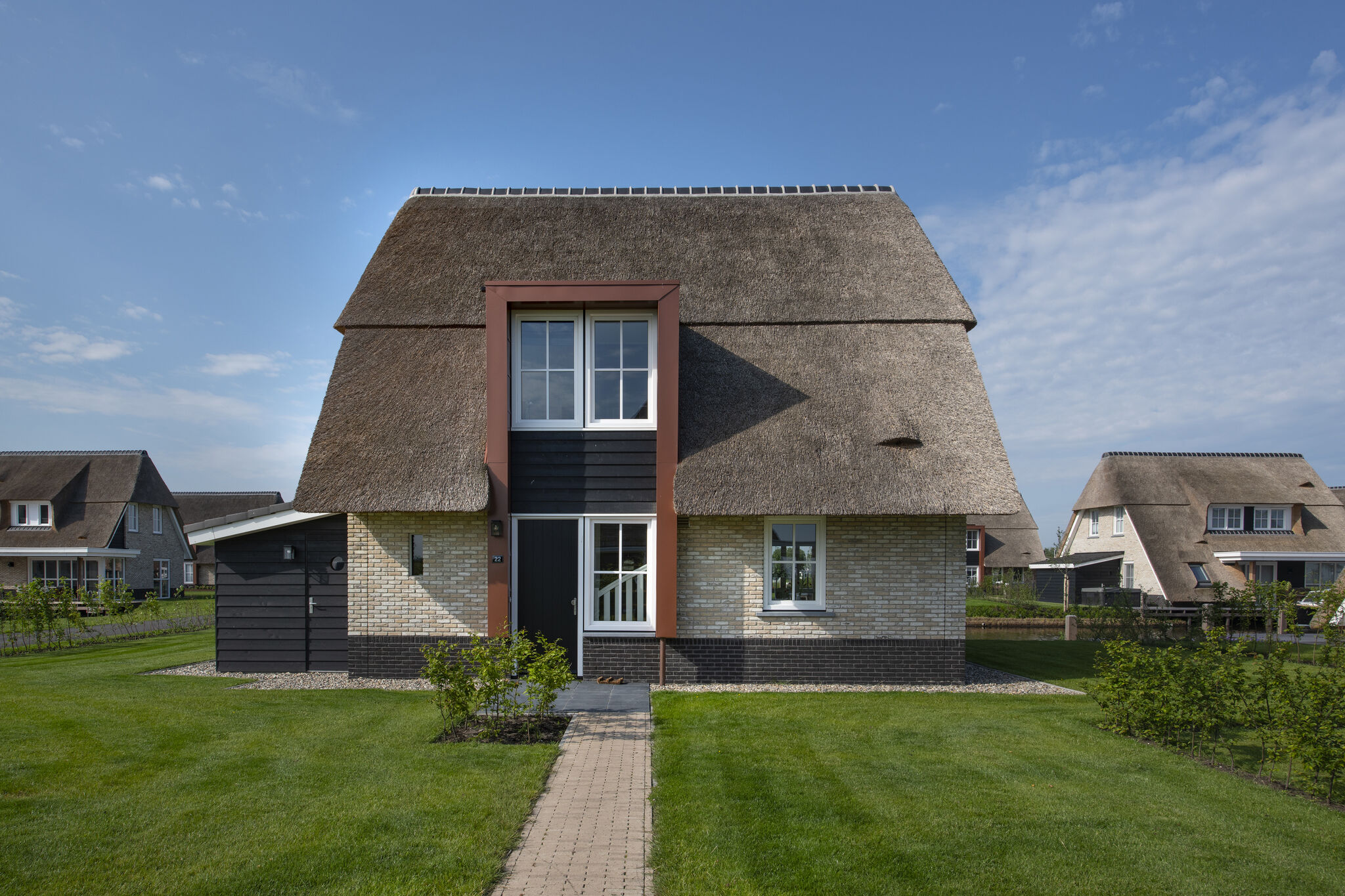 Villa chic avec cheminée à Tjeukemeer