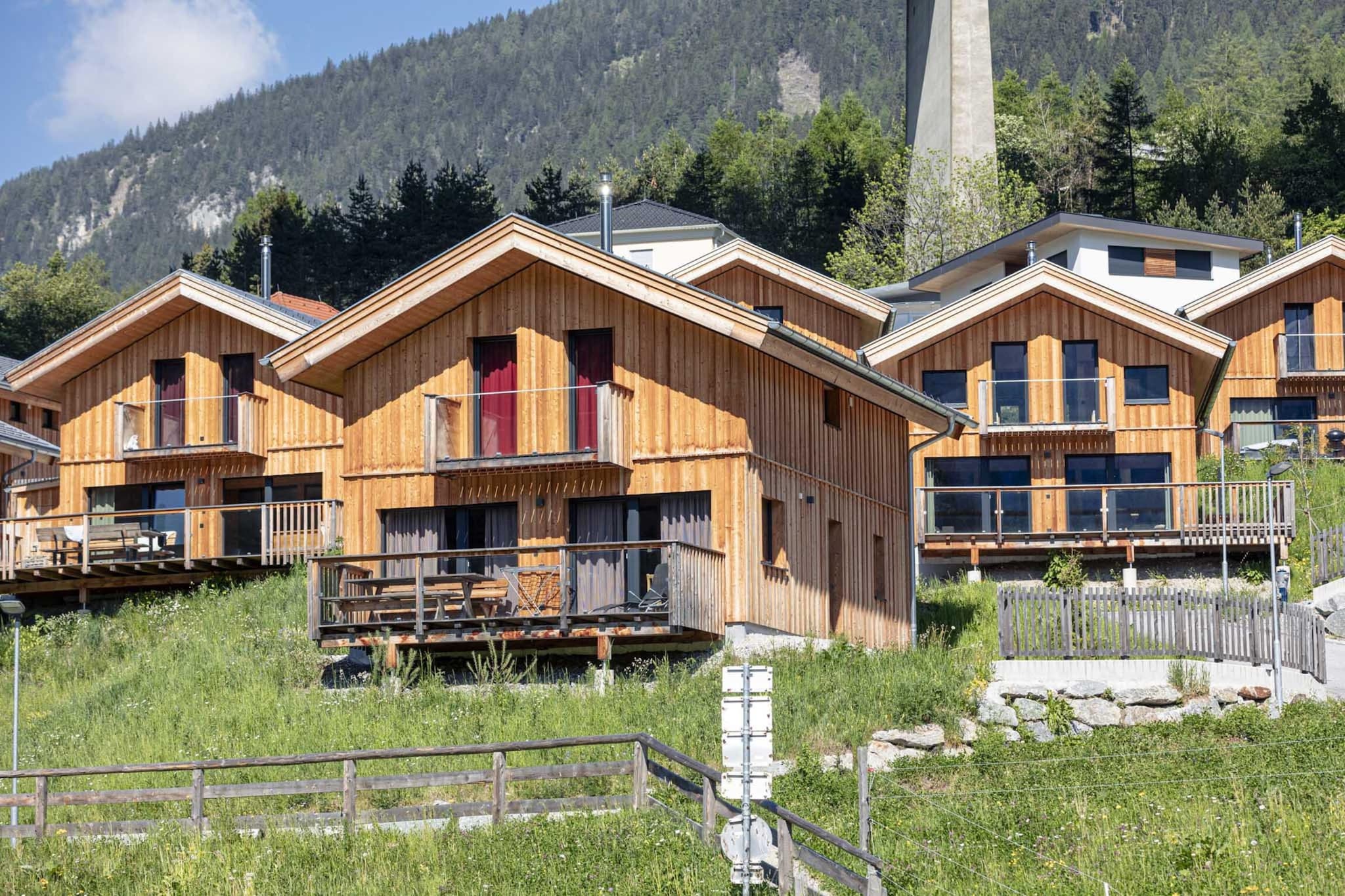 Chalet by the ski lift with balcony and sauna