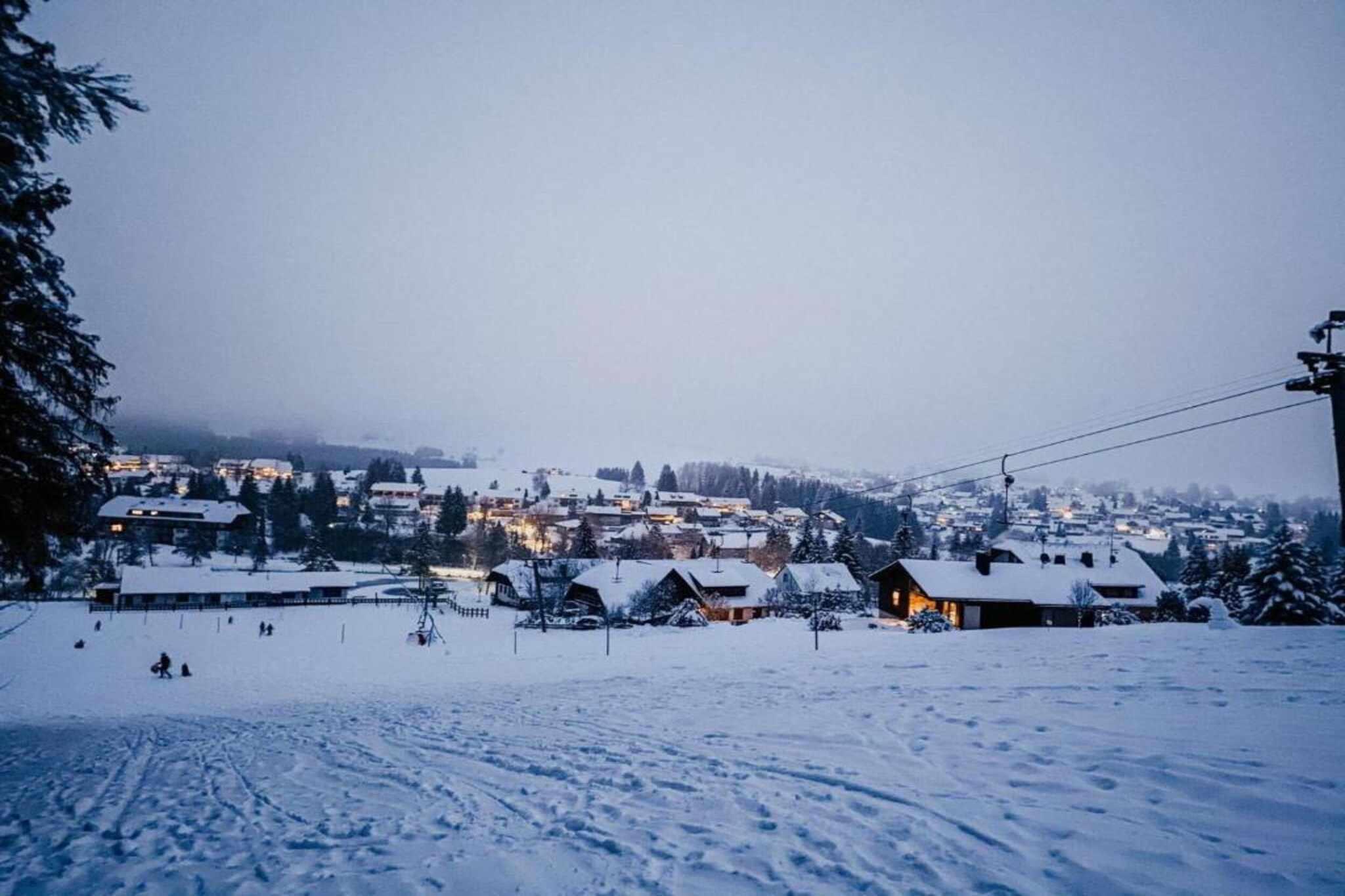 Im Hotzenwald-Gebied winter 20km