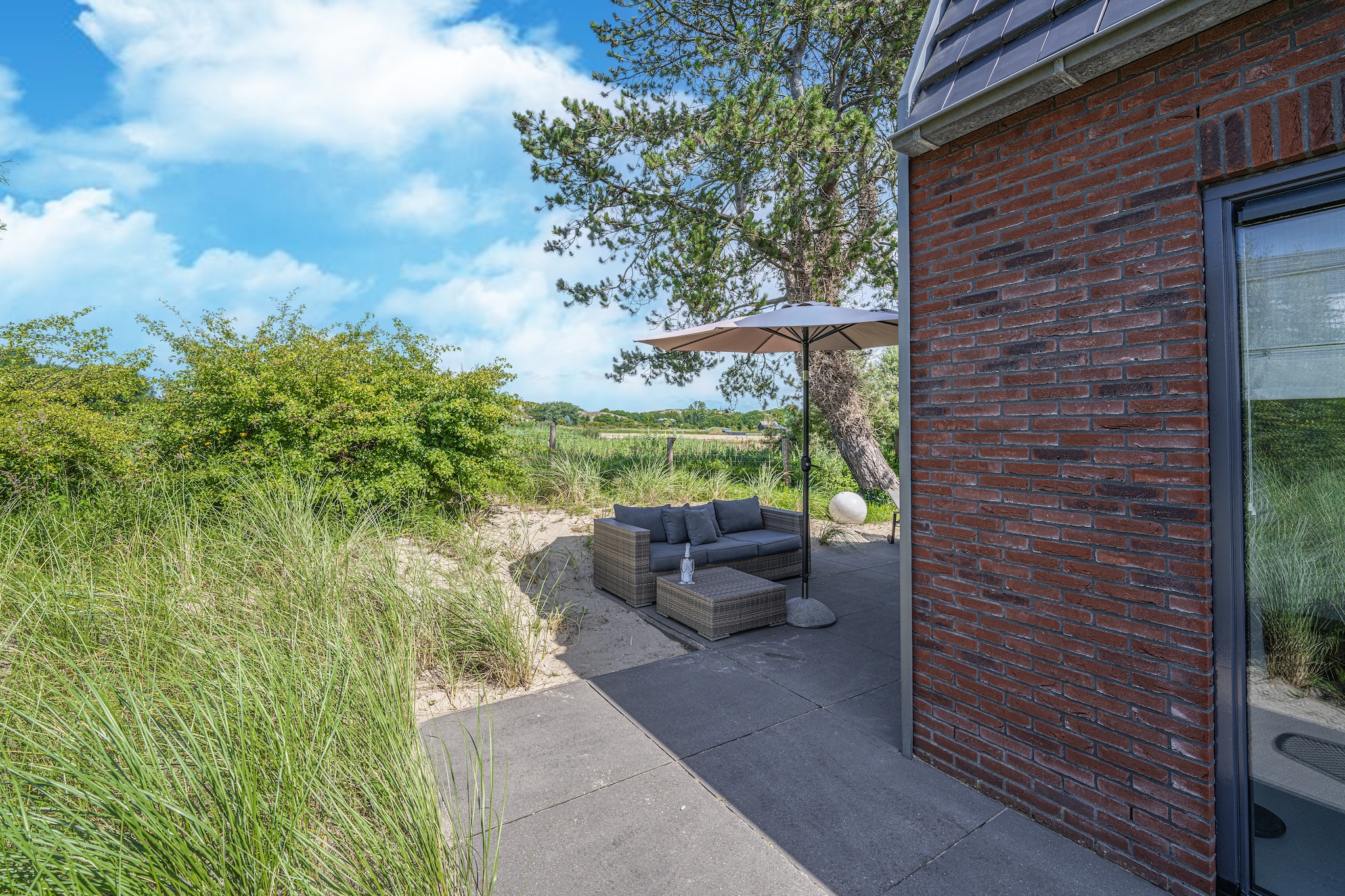Duinvilla aan het Meer-Terrasbalkon