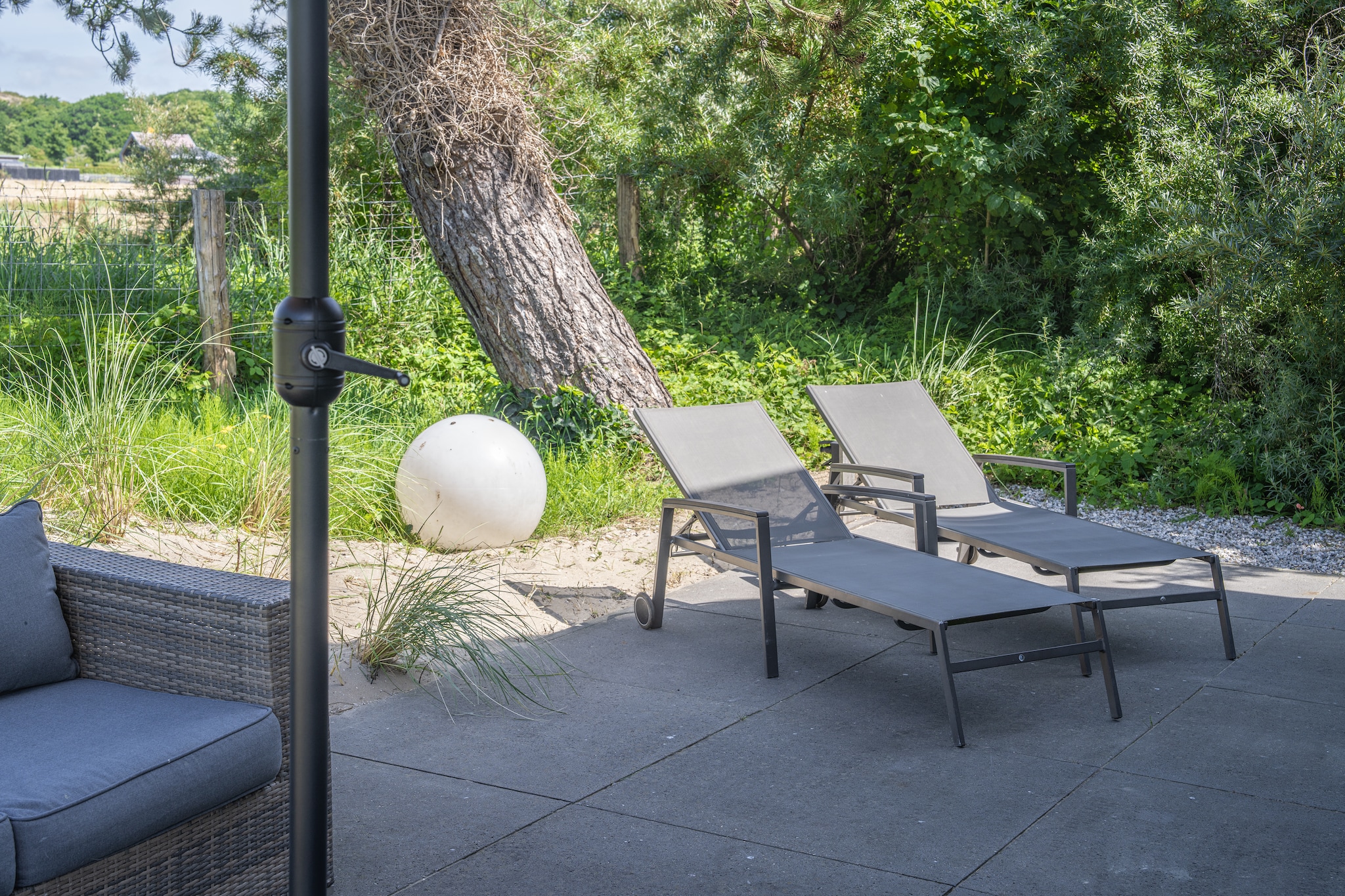 Duinvilla aan het Meer-Terrasbalkon