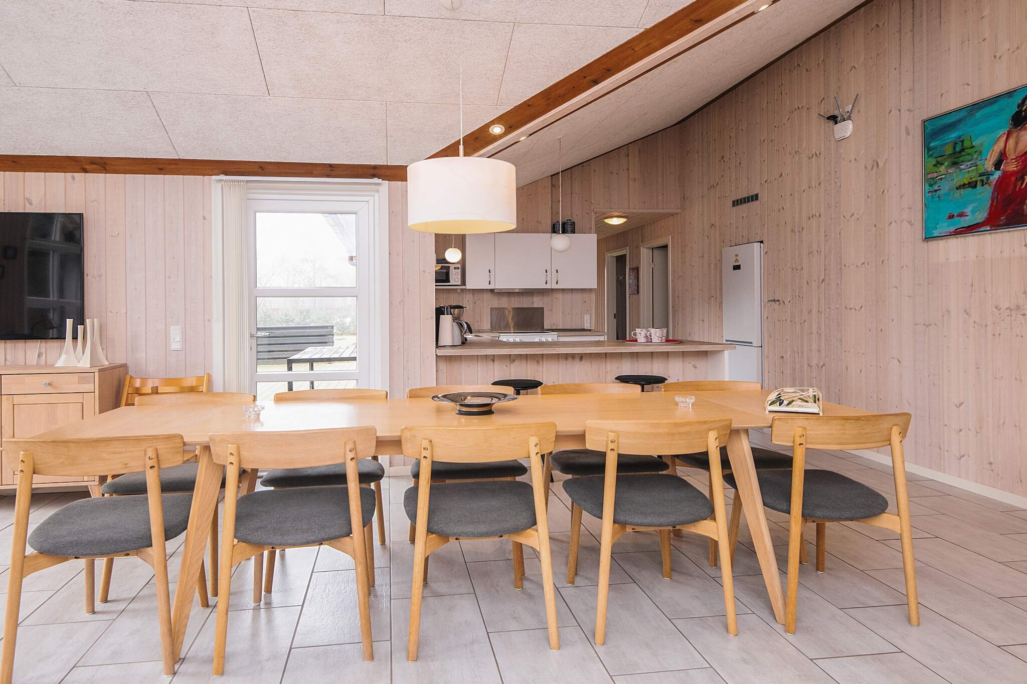 Maison de vacances pour 8 a Oksbøl - Intérieur