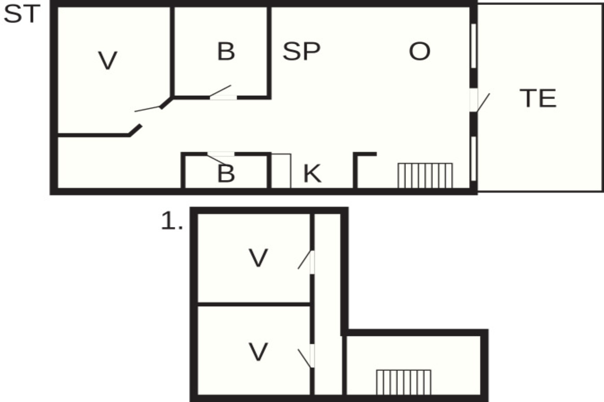 Maison de vacances pour 6 a Brovst - Plan