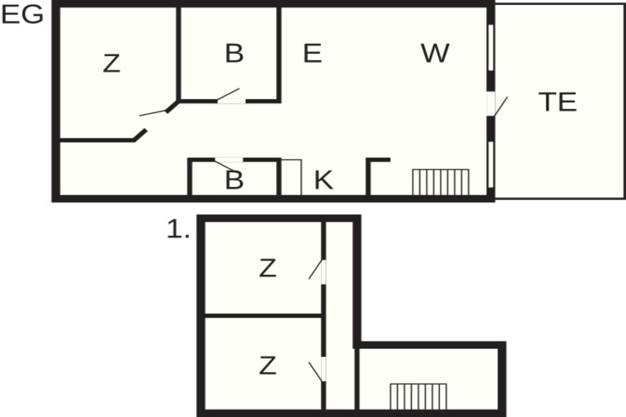 Maison de vacances pour 6 a Brovst - Plan