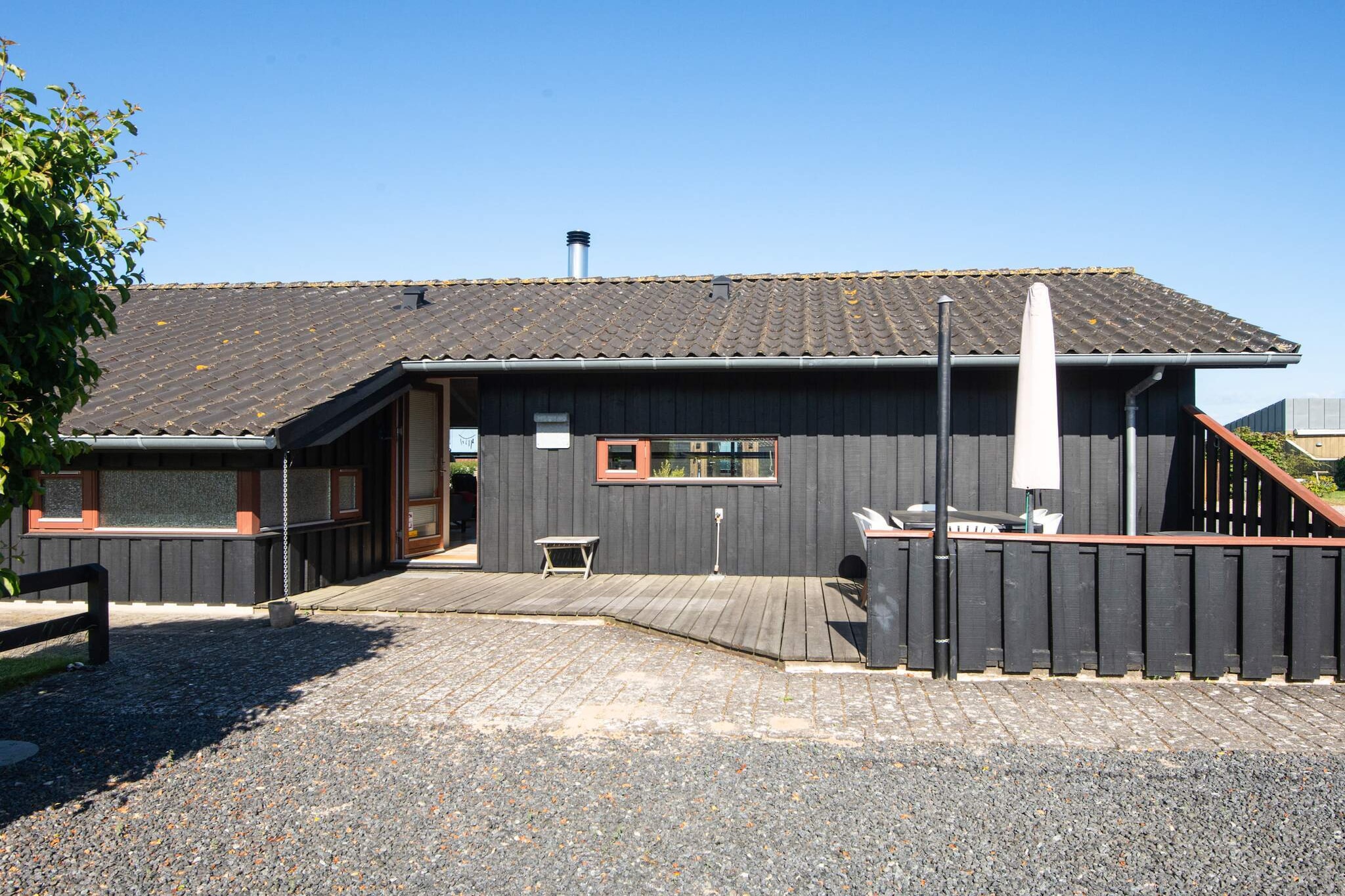 7 Personen Ferienhaus in Sjølund-Aussicht