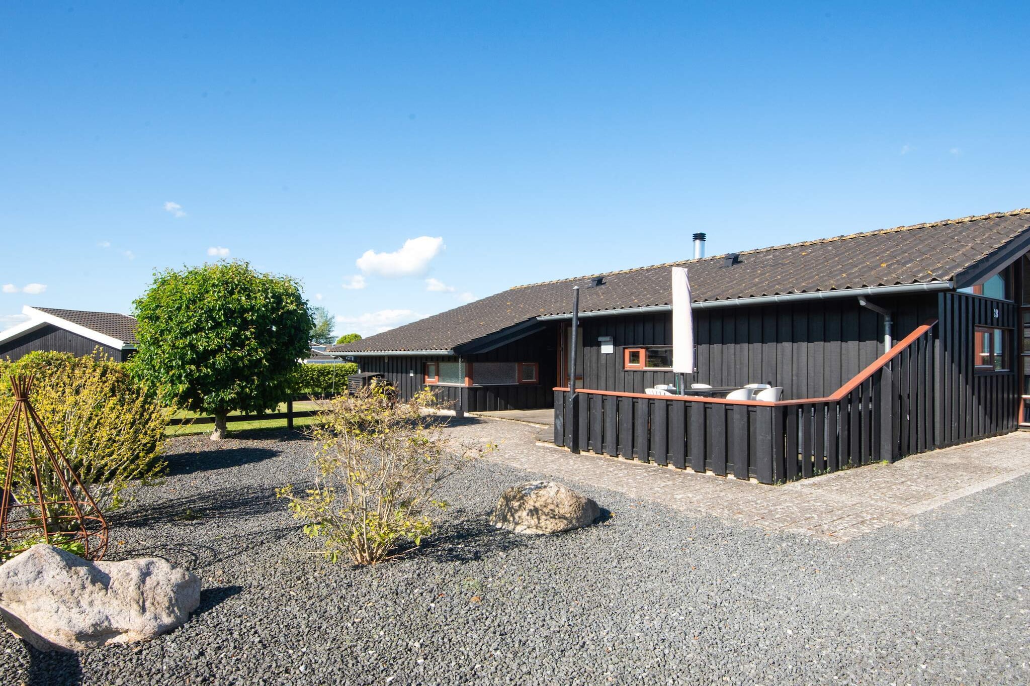 7 Personen Ferienhaus in Sjølund-Aussicht