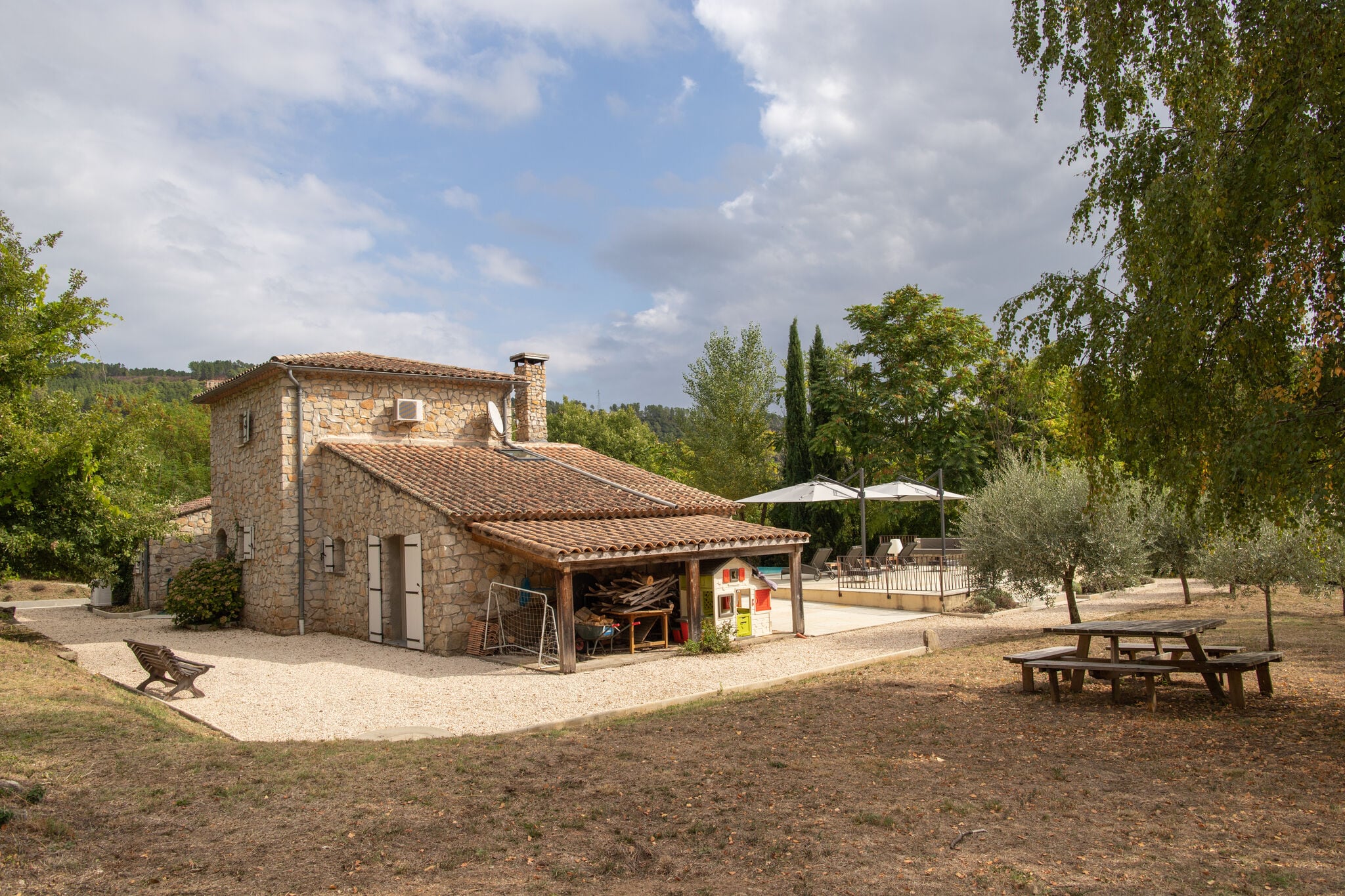 Wunderschöne Villa im Süden des Departement Ardèche, ideal für Familien mit Kindern