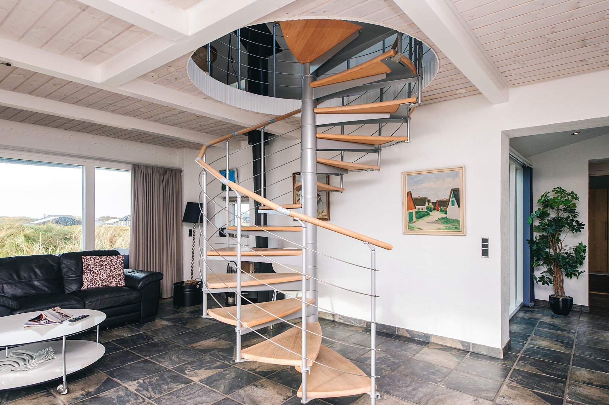 Luxe Panoramische Cottage in Rindby-By Traum-Binnen