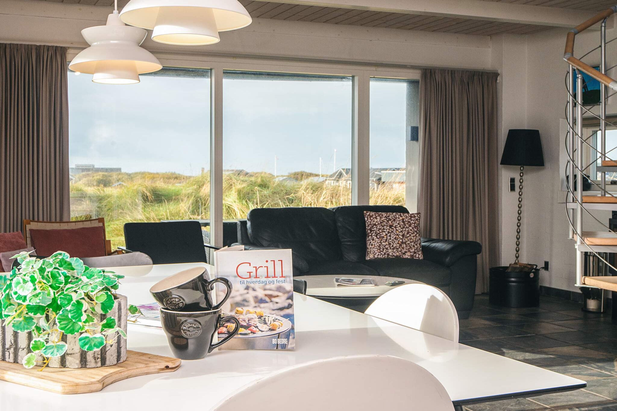 Luxe Panoramische Cottage in Rindby-By Traum-Binnen