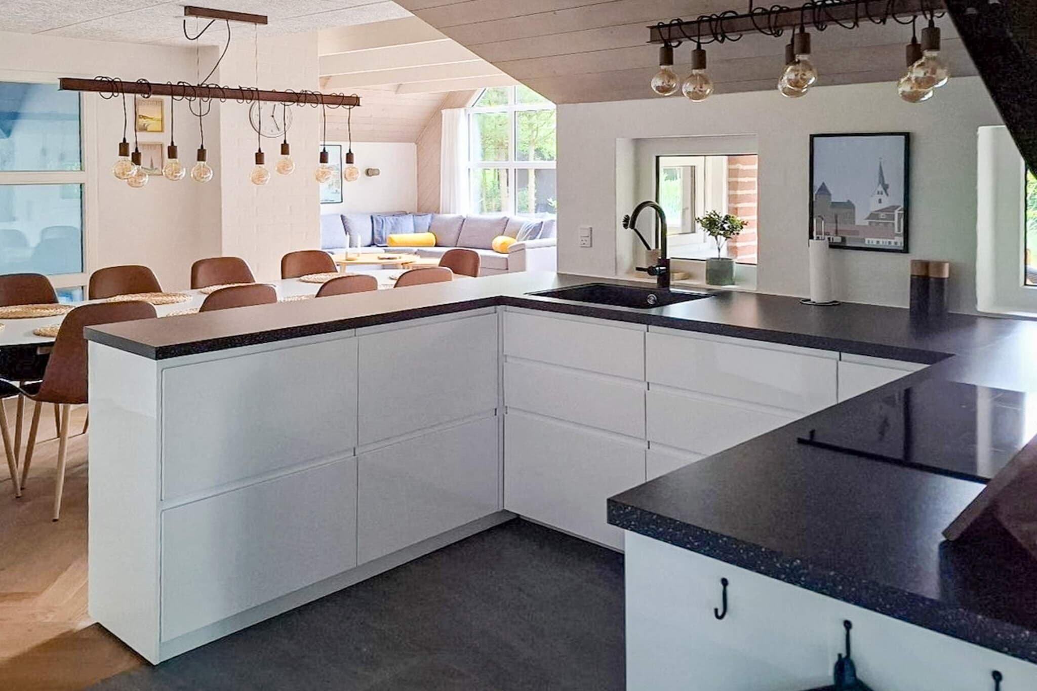 Maison de vacances pour 10 a Nørre Nebel-Intérieur