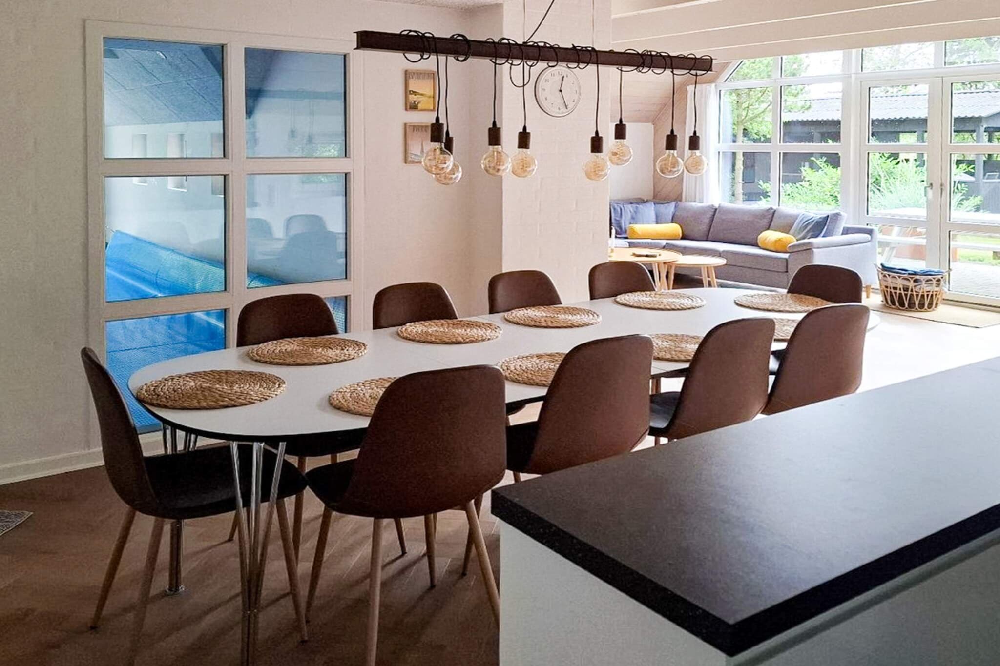 Maison de vacances pour 10 a Nørre Nebel-Intérieur