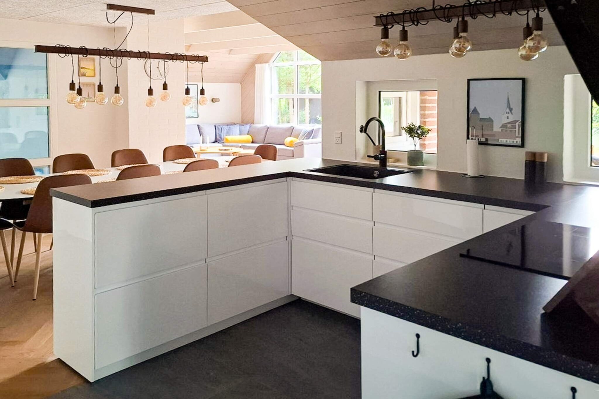 Maison de vacances pour 10 a Nørre Nebel-Intérieur