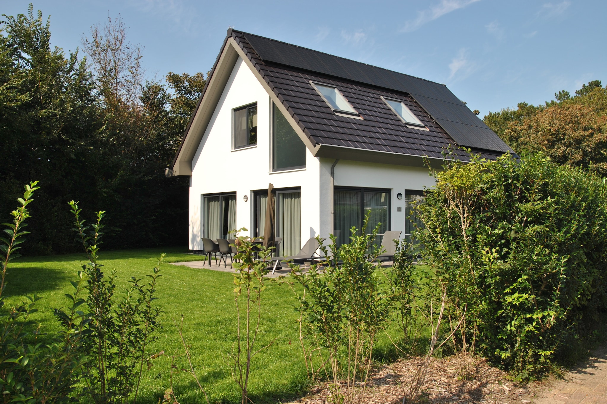 De Koog nr 2 - 6 pers woning de luxe-Buitenkant zomer